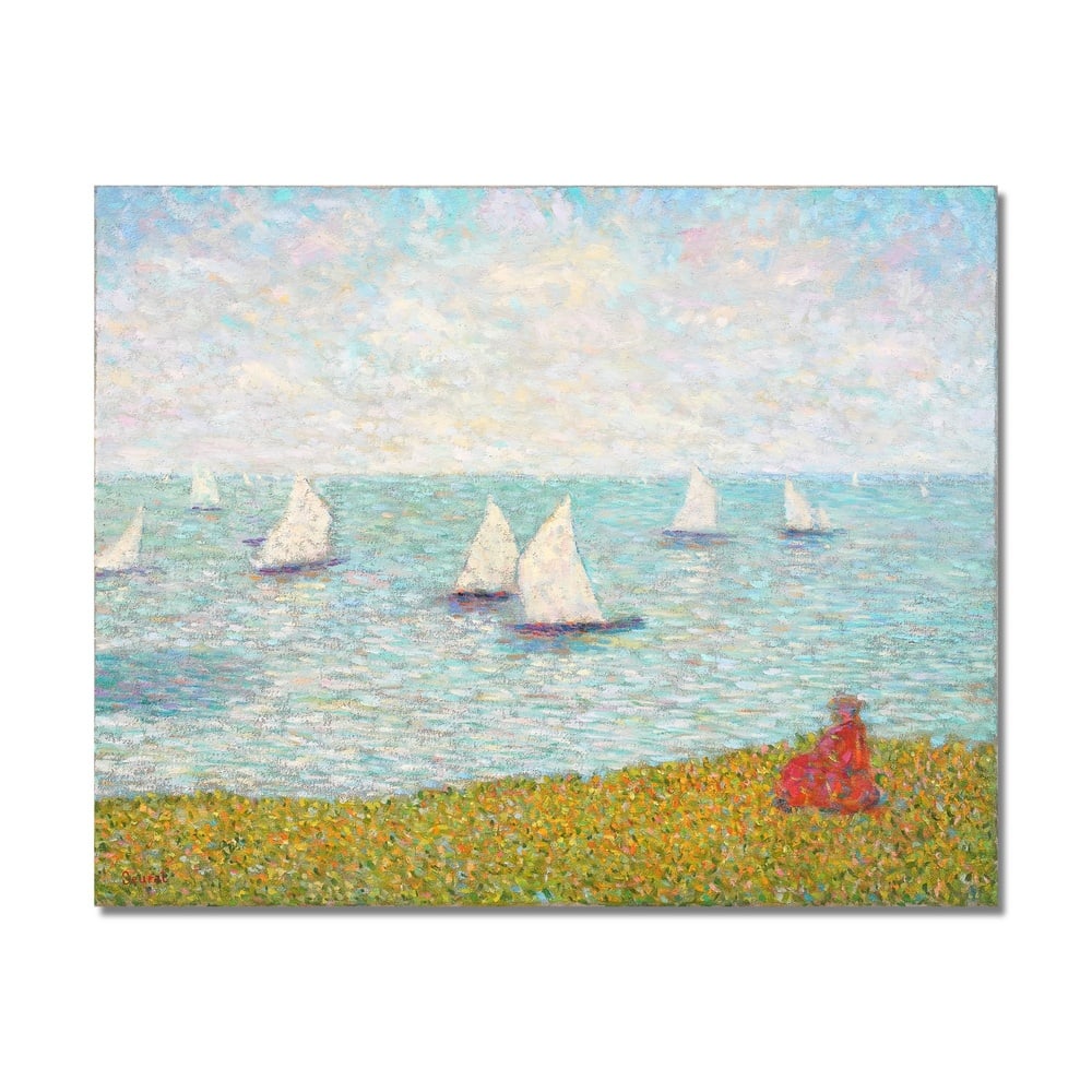 GEORGES SEURAT (1859-1891), ATTRIBUTED TO, OIL ON CANVAS (1 of 2)