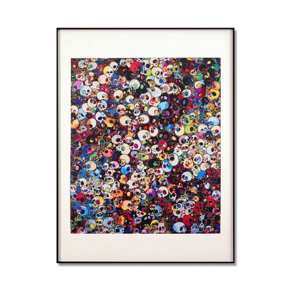 TAKASHI MURAKAMI (B.1962), OFFSET LITHOGRAPH: Signed (lower right) Image Dimensions: 26 x 22 in (66 x 56 cm) Framed Dimensions: 34 7/8 x 26 1/8 in (88.5 x 66.5 cm) Takashi Murakami (B. 1962), widely regarded as the foremost figure of contemporary