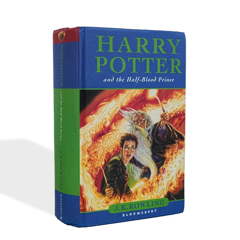 J.K. ROWLING SIGNED HARRY POTTER AND THE HALF-BLOOD PRINCE FIRST EDITION FIRST PRINTING: 8 1/8 x 5 1/8 in (20.5 x 13 cm) J.K. Rowling is one of the most influential literary figures of the late twentieth and early twenty-first centuries, having created a cultural phenomenon that reshaped