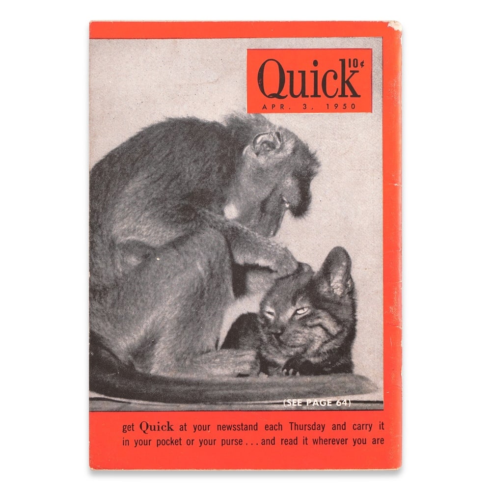 ALBERT EINSTEIN SIGNED QUICK MAGAZINE - 2