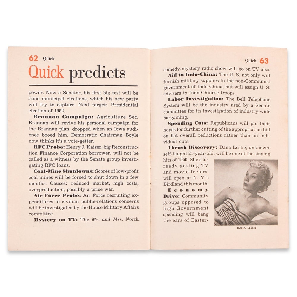 ALBERT EINSTEIN SIGNED QUICK MAGAZINE - 3