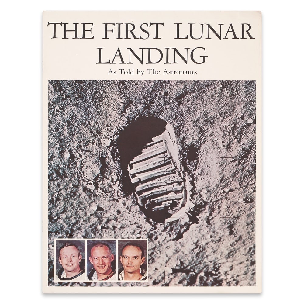 NEIL ARMSTRONG, BUZZ ALDRIN & MICHAEL COLLINS FULLY SIGNED THE FIRST LUNAR LANDING ASTRONAUTS: 12 x 9 in (30.5 x 23 cm) Provenance and Authentication: This collectible has undergone a rigorous forensic evaluation. The signatures were carefully analyzed across multiple criteria, including ink de