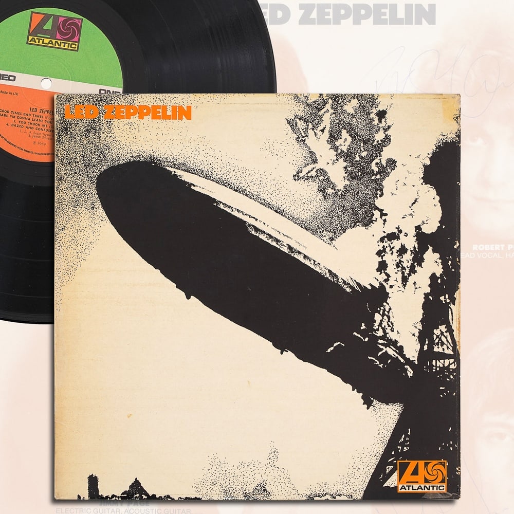 LED ZEPPELIN SIGNED LP (1 of 4)
