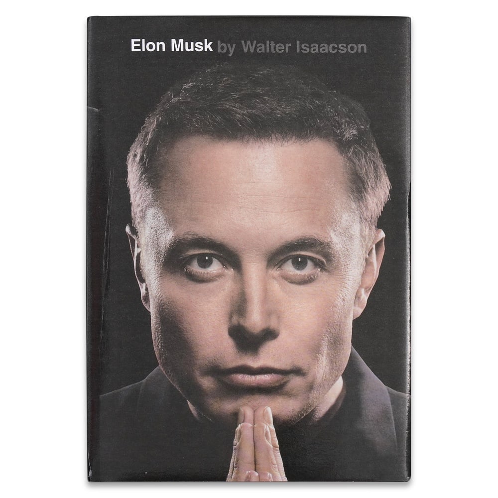 ELON MUSK SIGNED "ELON MUSK" BY WALTER ISAACSON (1 of 4)