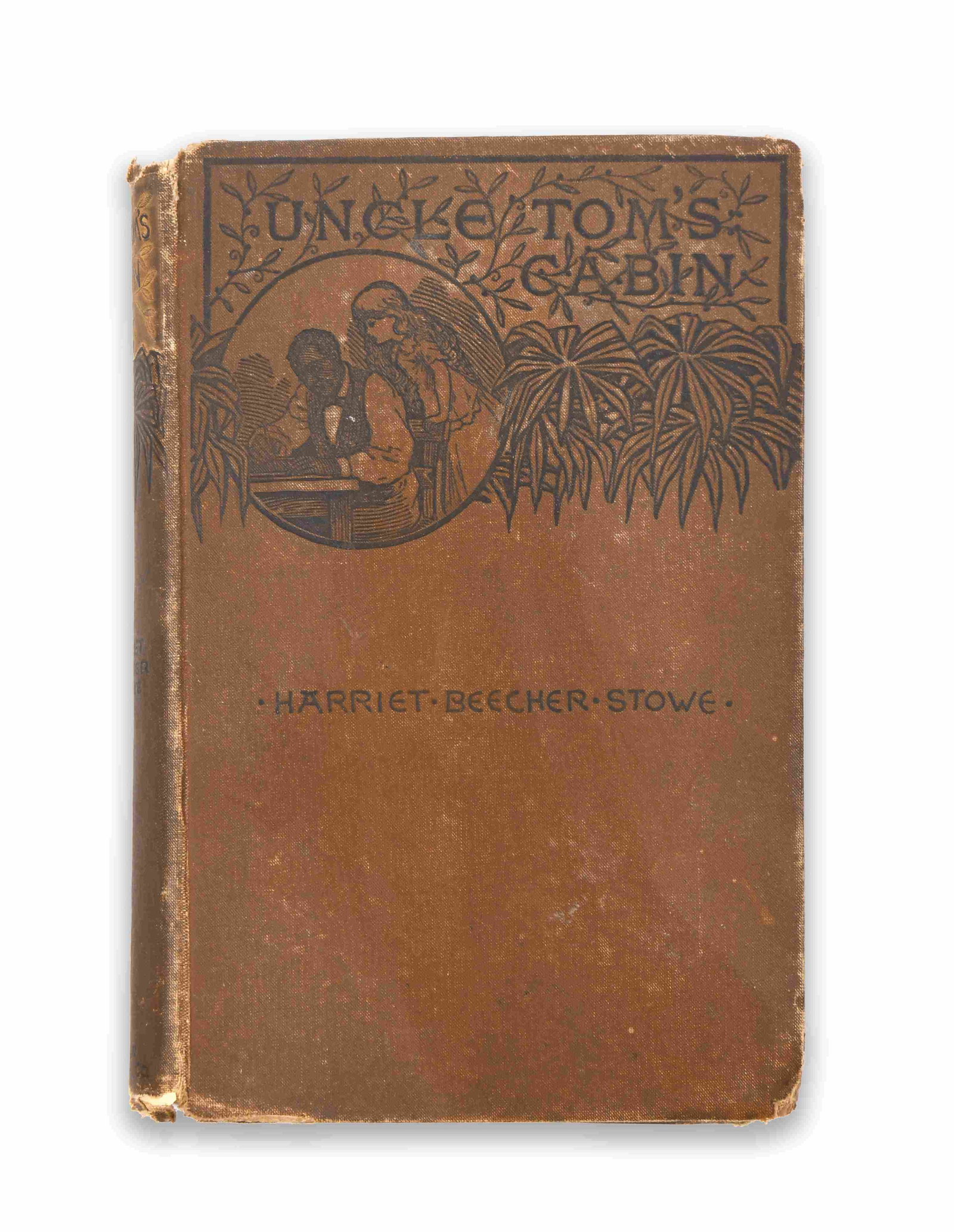 MARK TWAIN (SAMUEL L. CLEMENS, 1835-1910), SIGNED COPY OF UNCLE TOM'S CABIN BY HARRIET BEECHER (1 of 4)