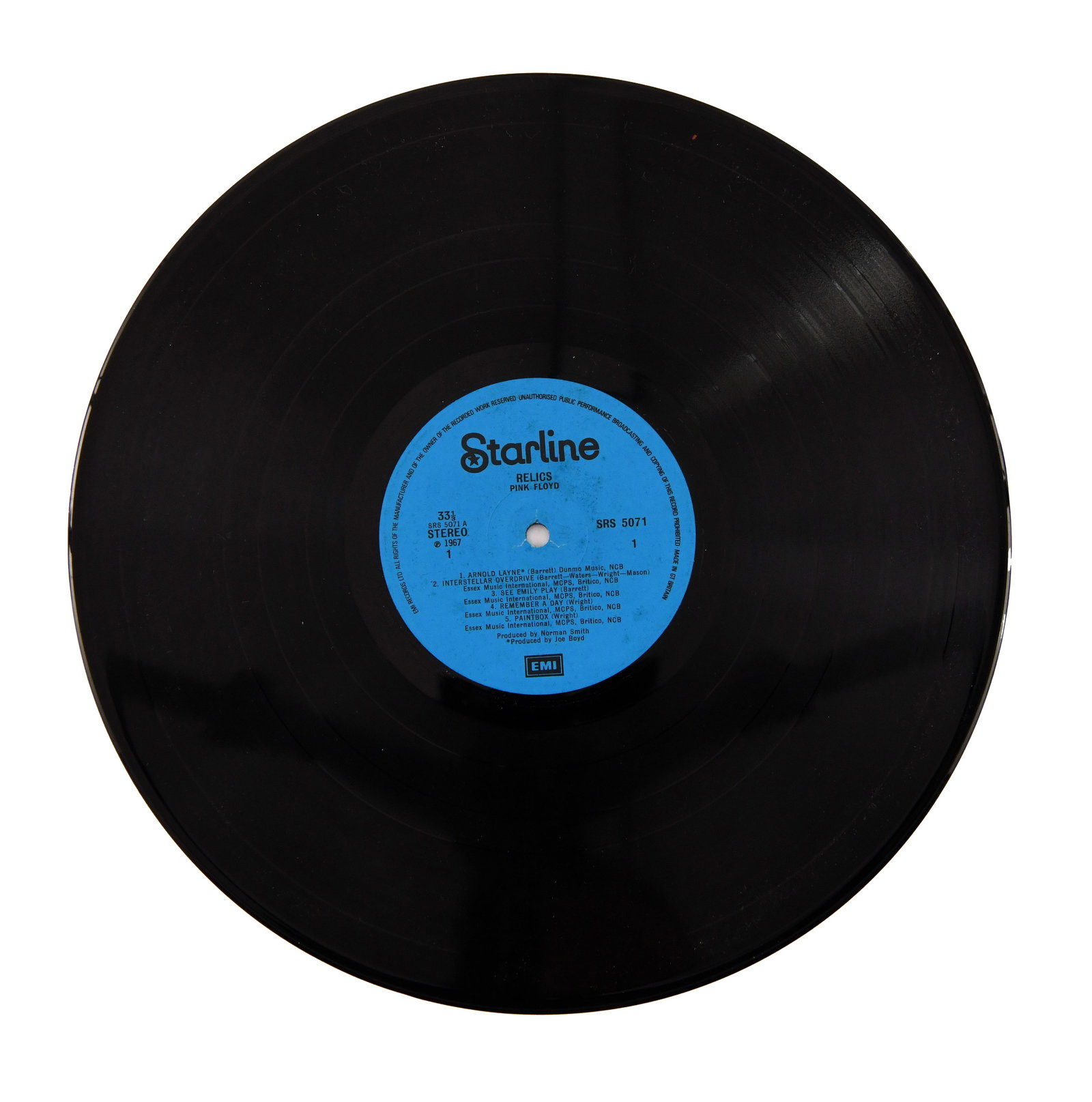 PINK FLOYD - SIGNED RELICS LP - 4