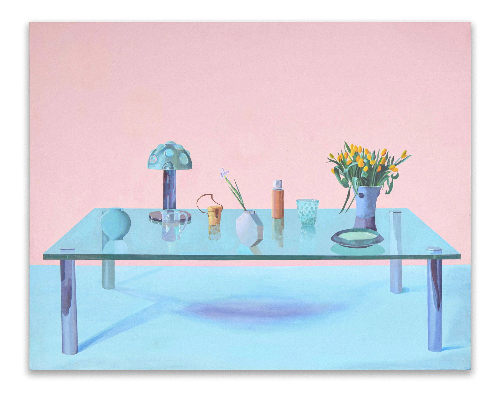 DAVID HOCKNEY (B. 1937),ACRYLIC ON CANVAS (1 of 2)