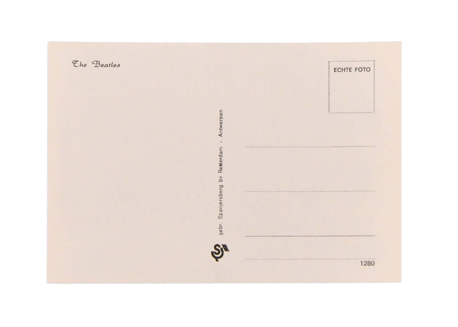 THE BEATLES - SIGNED PHOTOGRAPHIC POSTCARD - 2