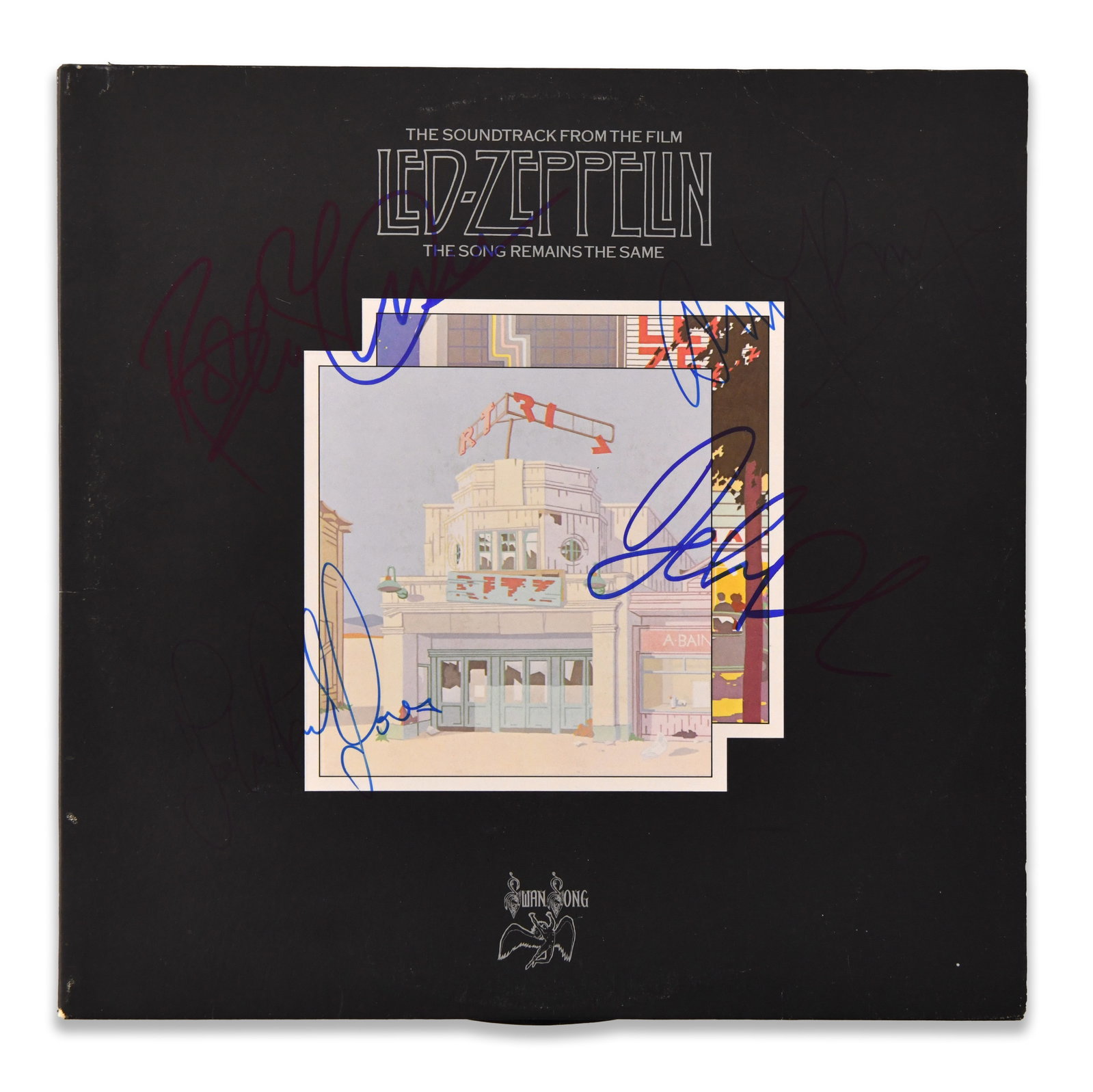 LED ZEPPELIN - SIGNED THE SONG REMAINS THE SAME SOUNDTRACK SET (1 of 7)