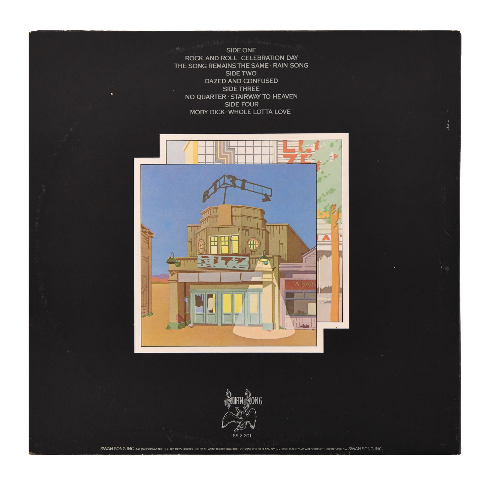 LED ZEPPELIN - SIGNED THE SONG REMAINS THE SAME SOUNDTRACK SET - 2