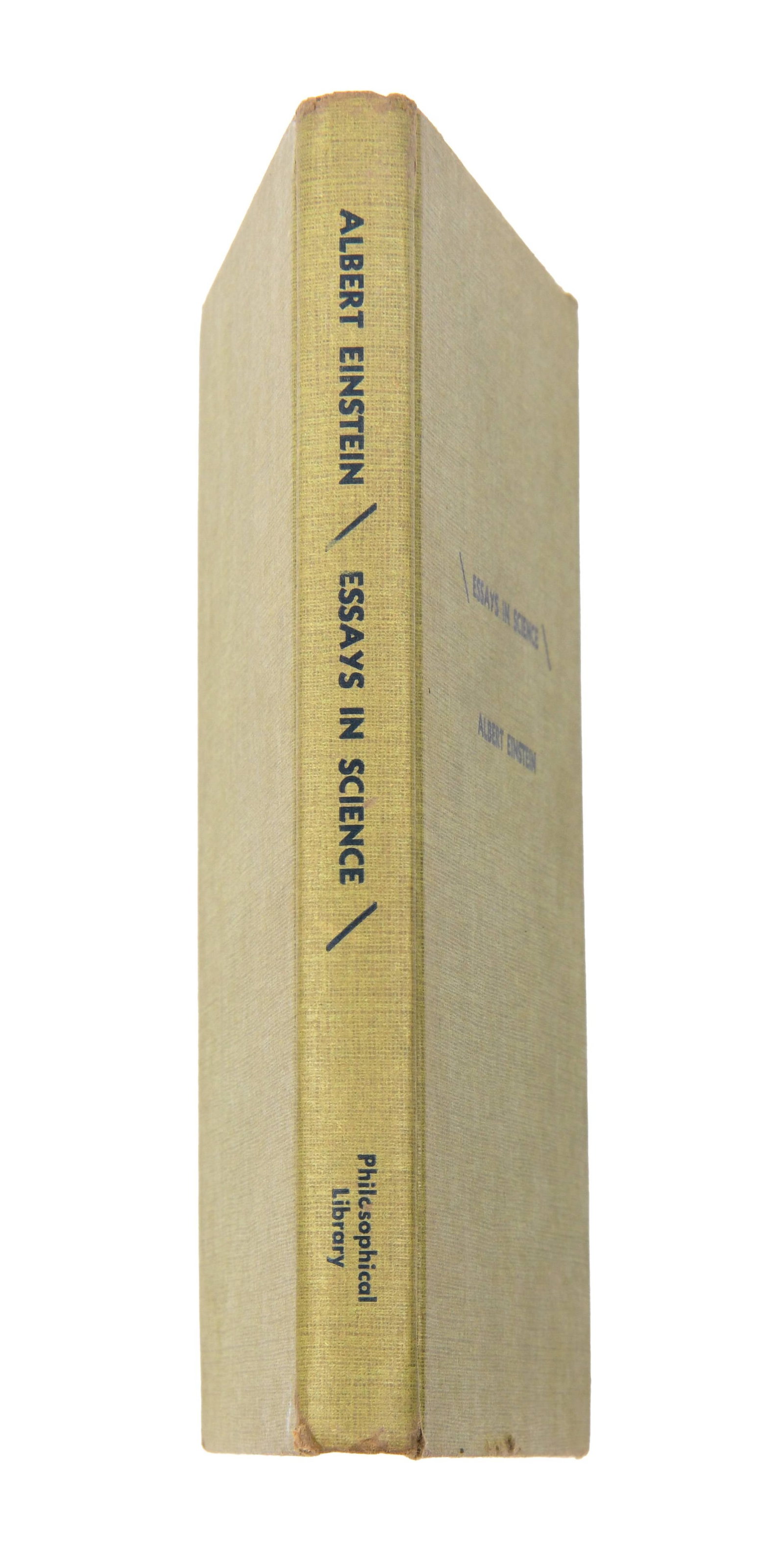 ALBERT EINSTEIN (1879-1955), SIGNED, ESSAYS IN SCIENCE, PHILOSOPHICAL LIBRARY, NEW YORK - 4