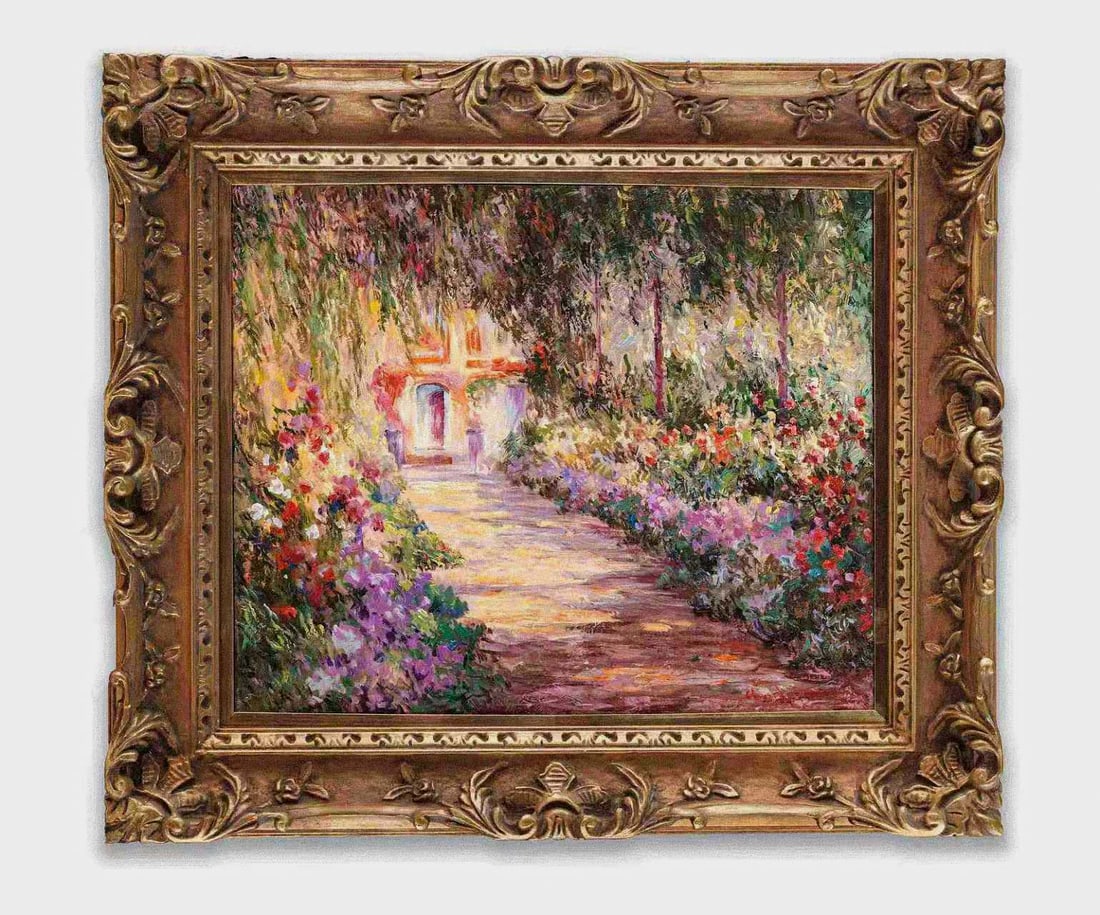 CLAUDE MONET (1840-1926),OIL ON CANVAS: CLAUDE MONET (1840-1926),OIL ON CANVAS Dimensions: Image size:50 x 60 cm.All measured values are approximate. Outer frame size:72.5 x 83 cm.All measured values are approximate. Provenance and