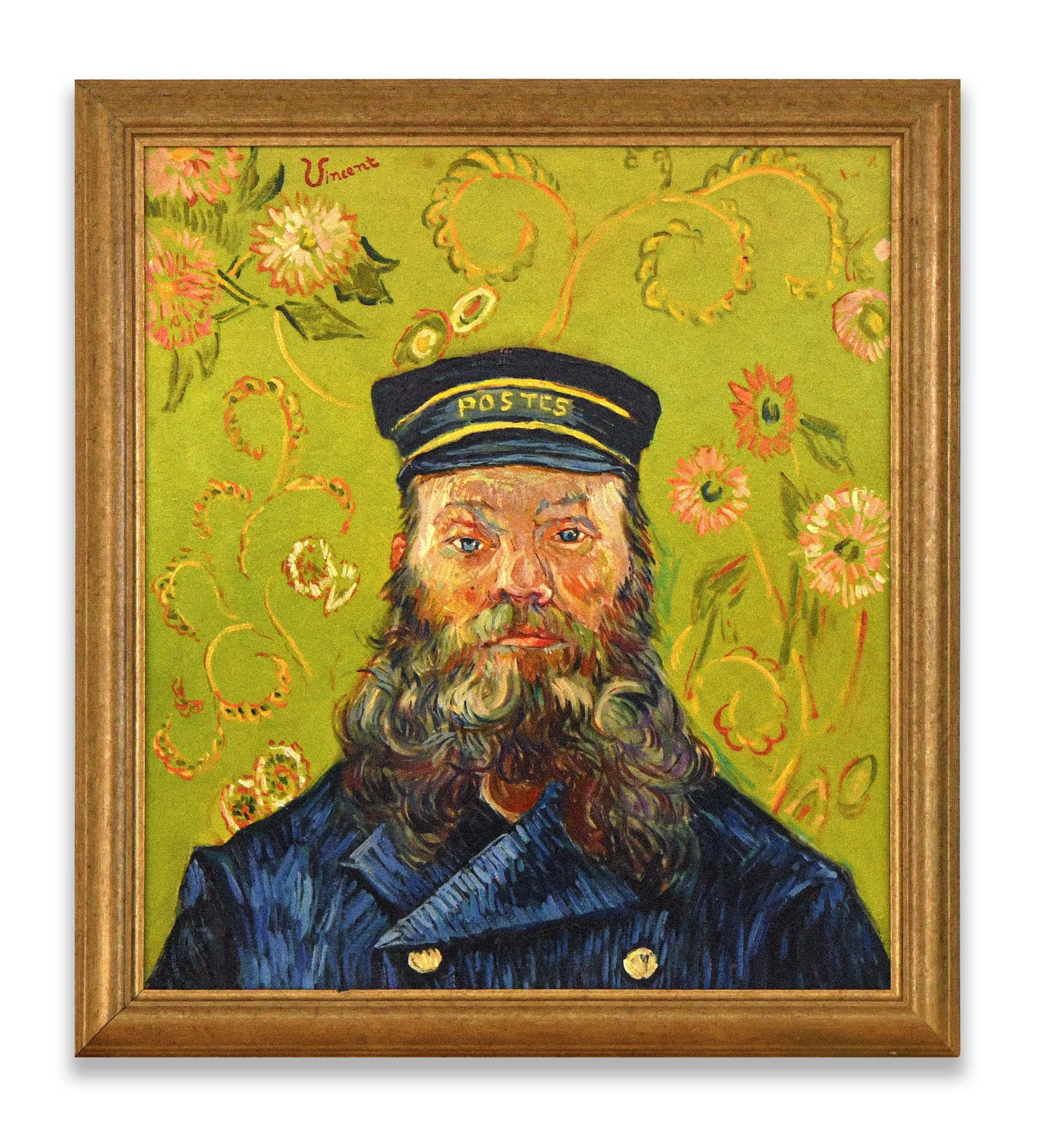 VINCENT VAN GOGH (1853-1890), OIL ON CANVAS: VINCENT VAN GOGH (1853-1890), OIL ON CANVAS Dimensions: Image size: 58.6 x 51 cm. All measured values are approximate. Outer frame size: 67 x 59.4 cm. All measured values are approximate. Provenance
