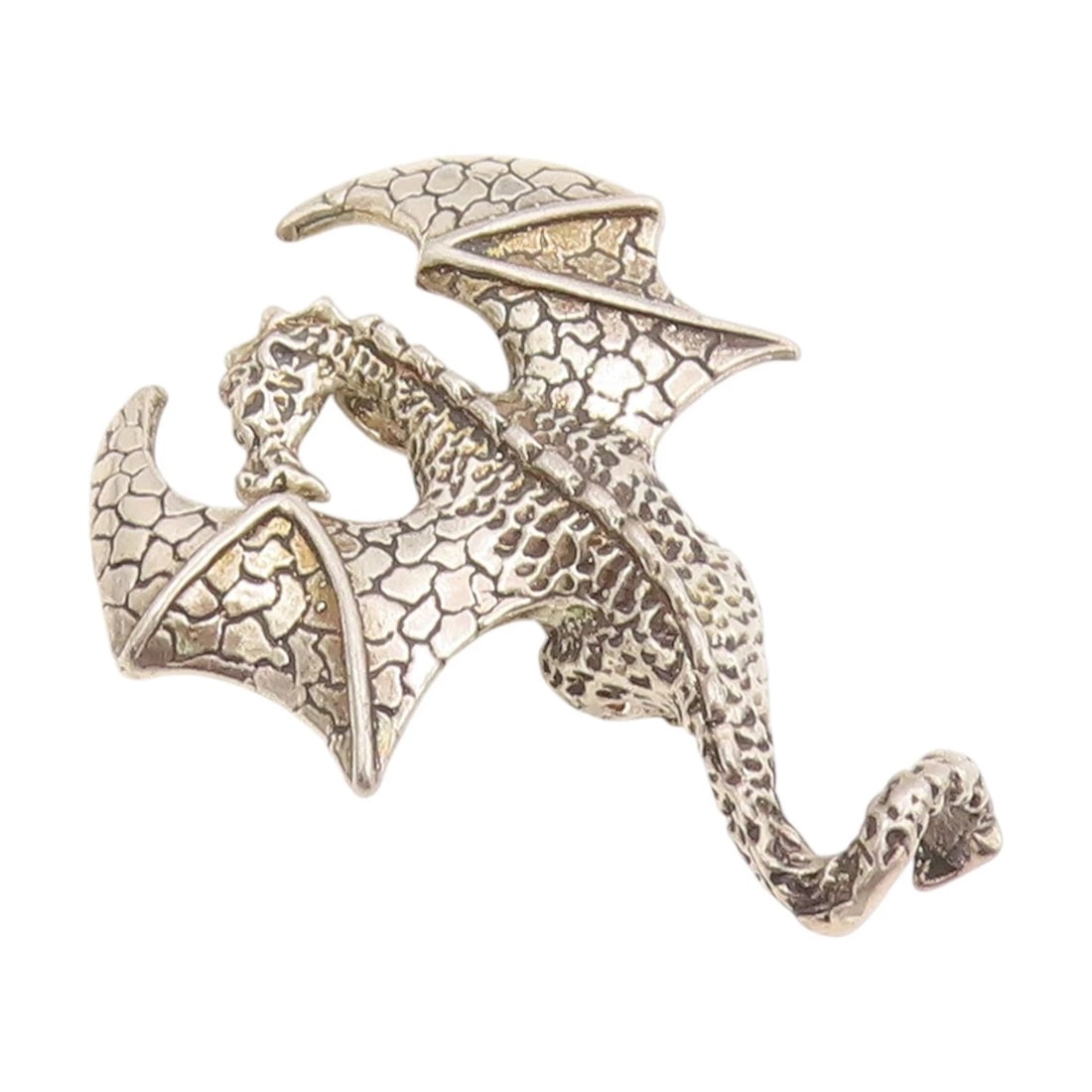 SILVER DRAGON BROOCH (1 of 3)