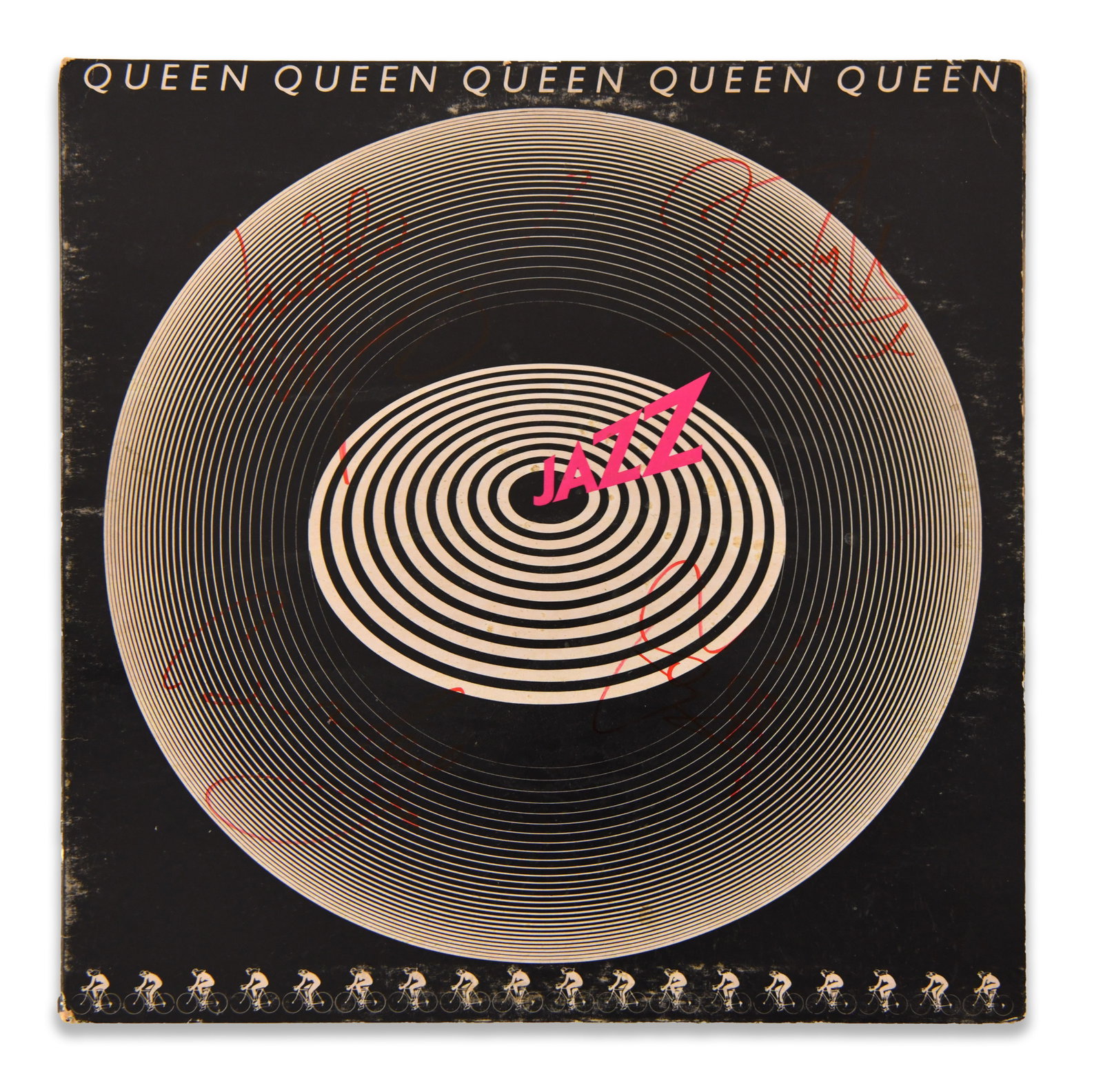 QUEEN - SIGNED JAZZ LP (1 of 5)