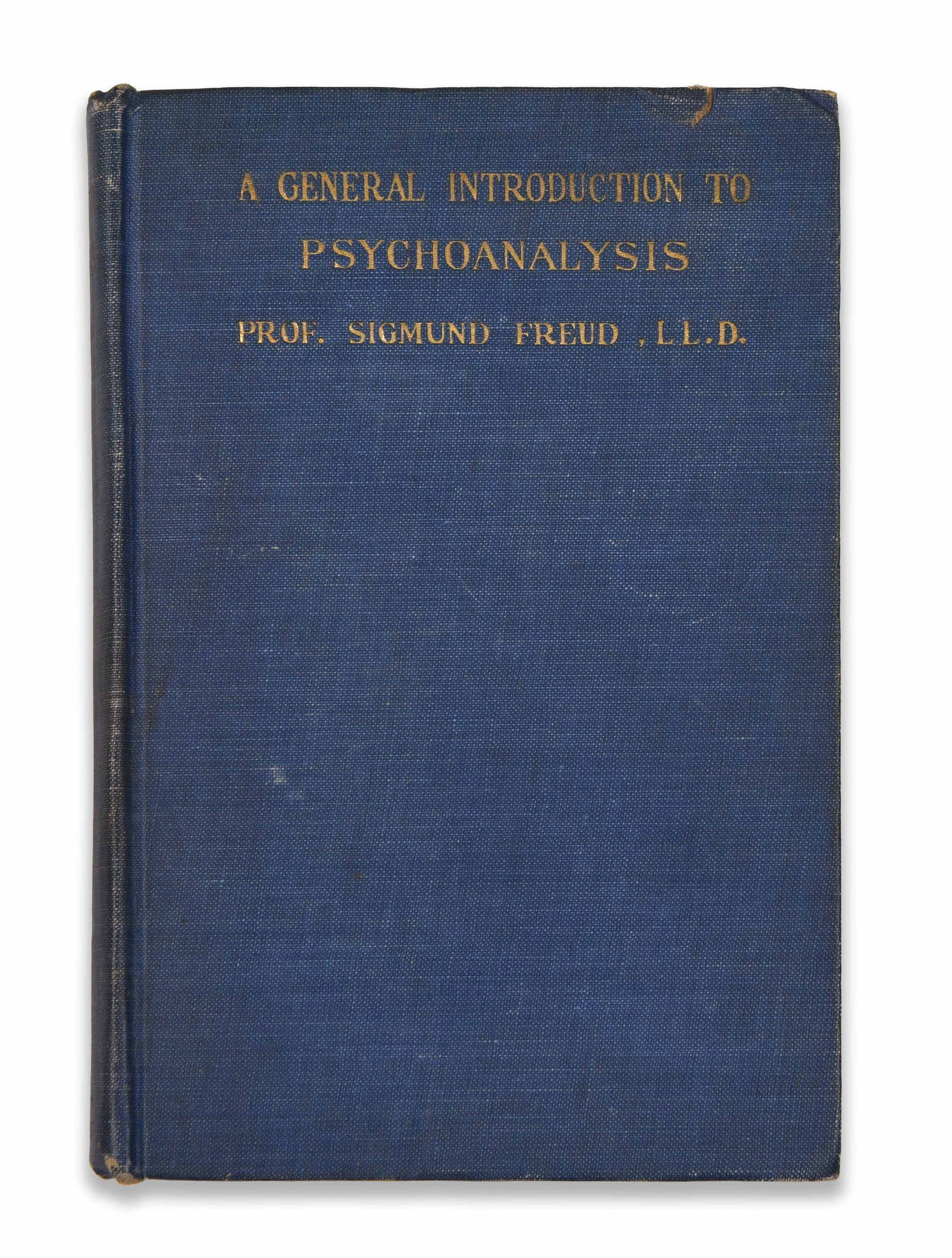 SIGMUND FREUD - SIGNED A GENERAL INTRODUCTION TO PSYCHOANALYSIS (BONI AND LIVERIGHT, NEW YORK) (1 of 4)