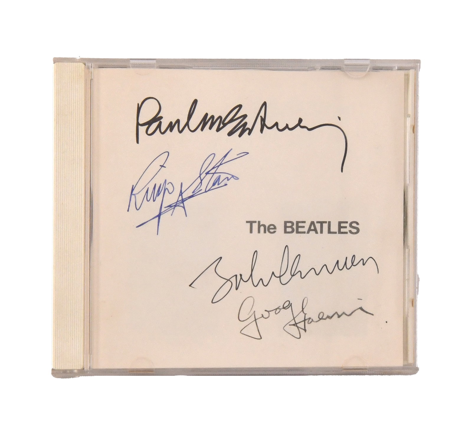THE BEATLES - SIGNED CD BOOKLET (1 of 3)
