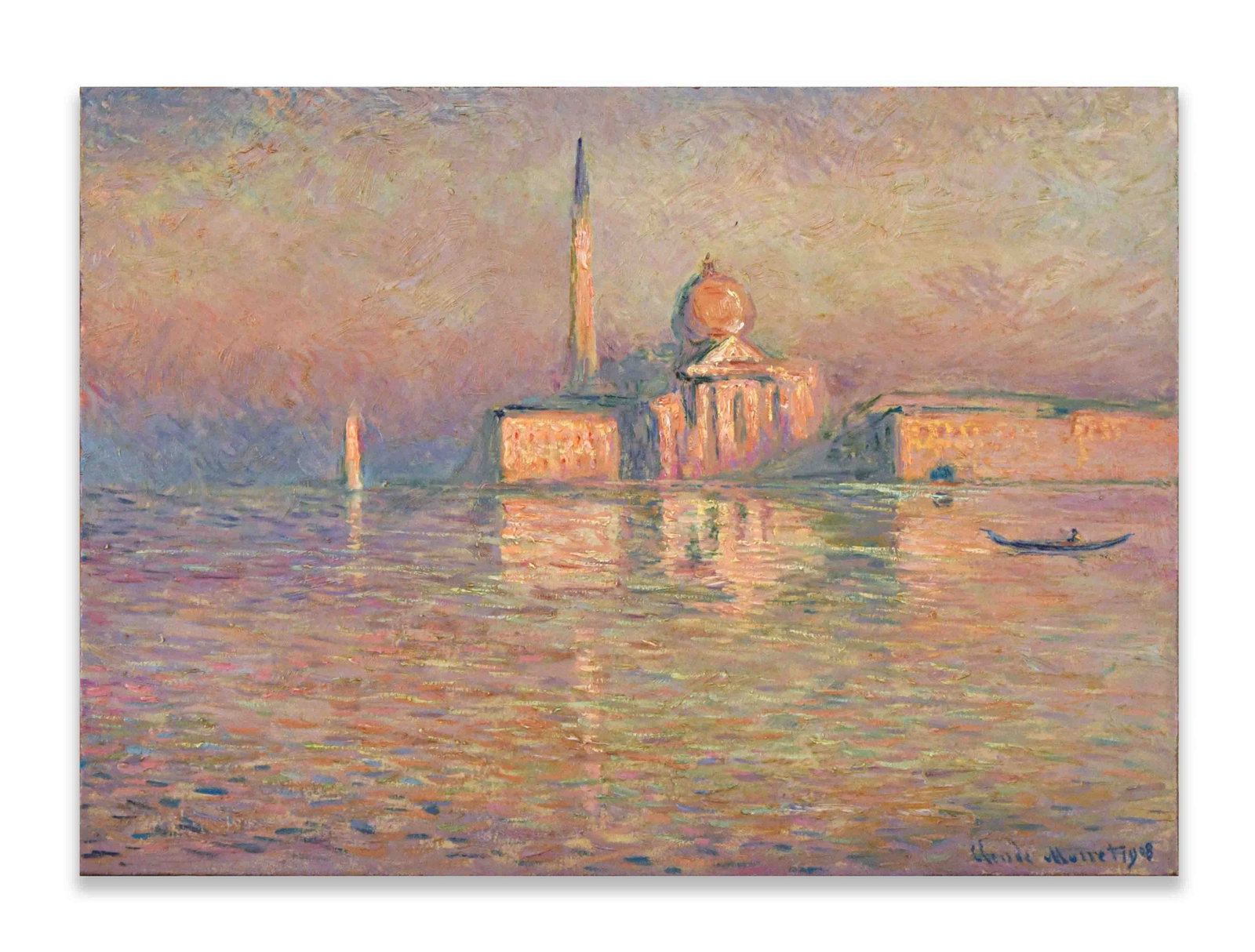 CLAUDE MONET (1840-1926),OIL ON CANVAS: CLAUDE MONET (1840-1926),OIL ON CANVAS Dimensions: Image size: 50 × 70.2 cm. All measured values are approximate. Provenance and Authenticity: The canvas is mounted on a period-appropriate