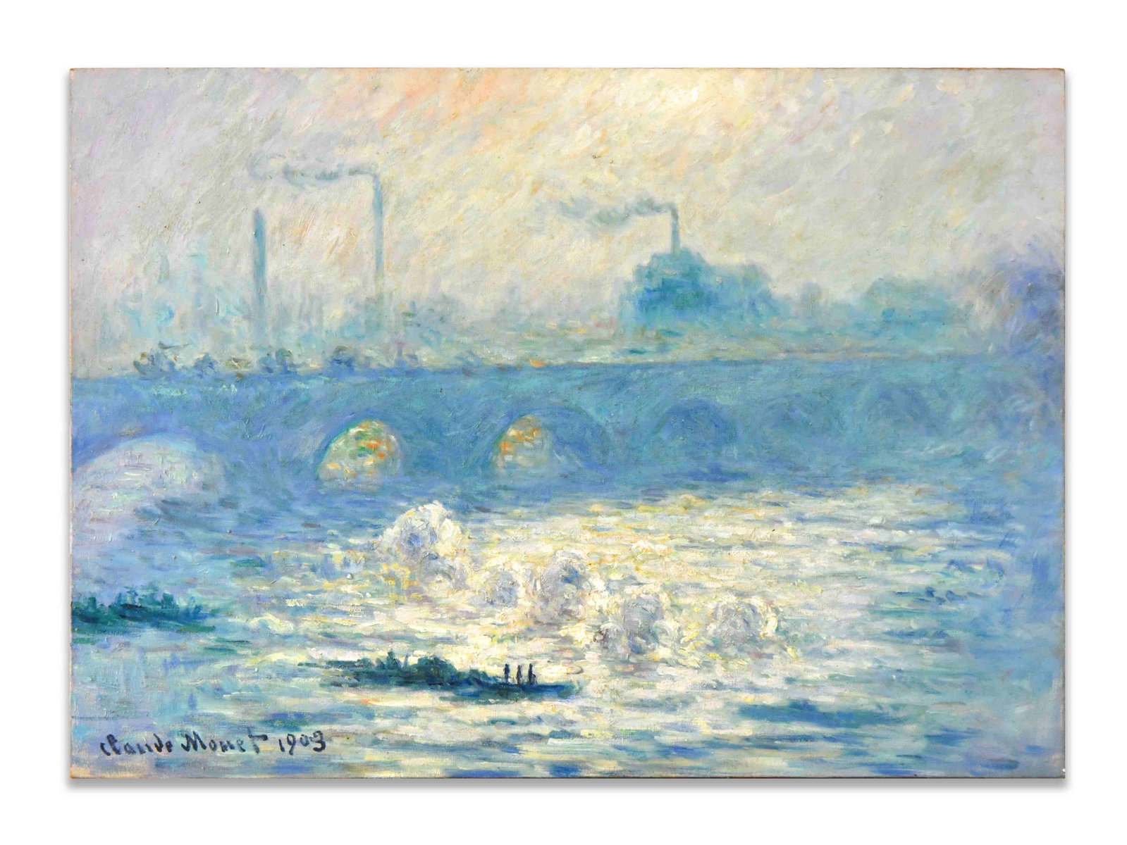 CLAUDE MONET (1840-1926), OIL ON CANVAS: CLAUDE MONET (1840-1926), OIL ON CANVAS Dimensions: Image size: 49.8 × 70.2 cm. All measured values are approximate. Provenance and Authenticity: The painting is presented with frontal and reverse