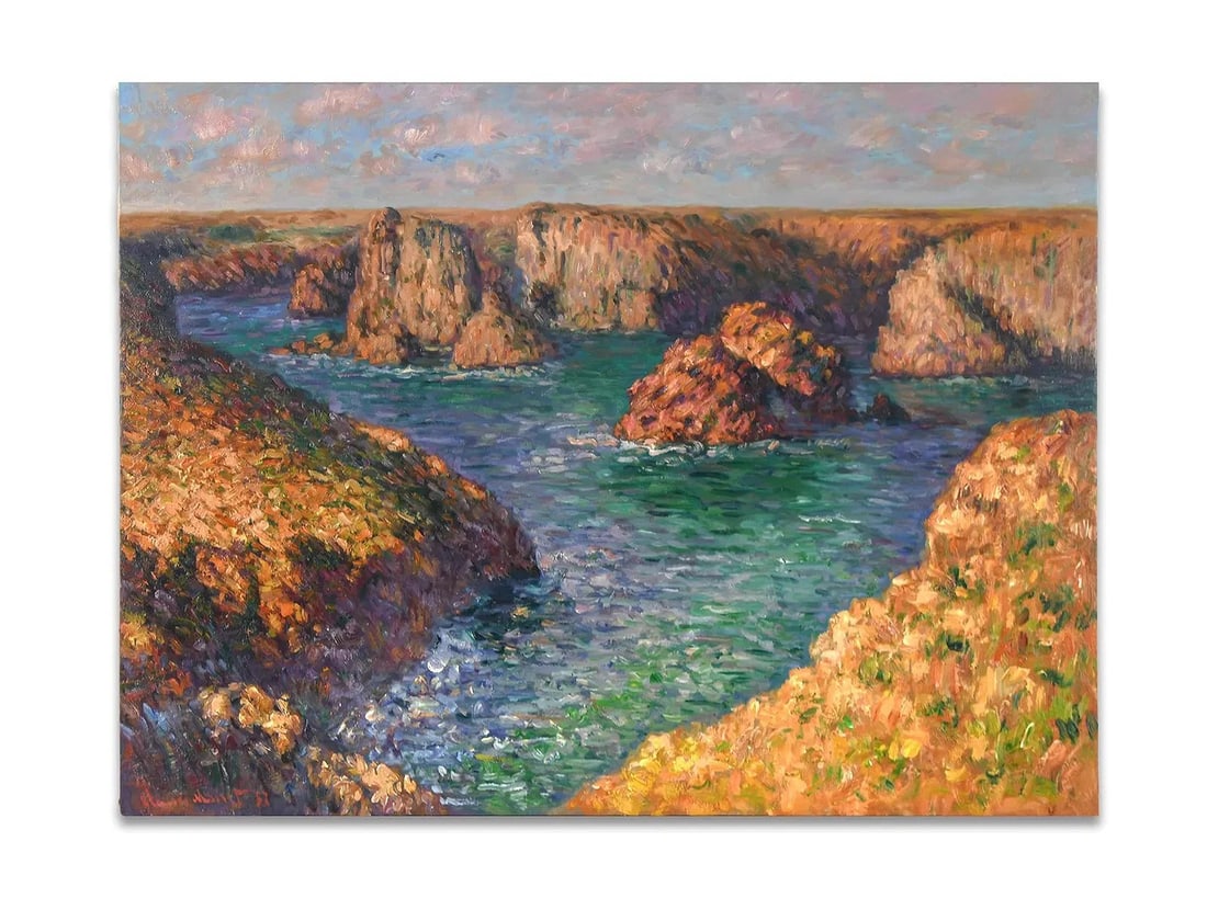 CLAUDE MONET (1840-1926),OIL ON CANVAS: CLAUDE MONET (1840-1926),OIL ON CANVAS Dimensions: Image size:60.4 x 79.7 cm. All measured values are approximate. Provenance and Authenticity: This item includes a certificate of authenticity. His