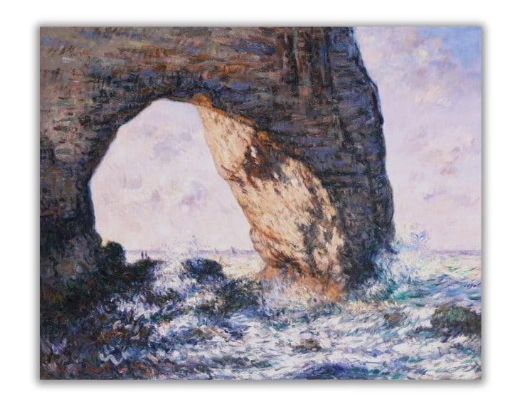 CLAUDE MONET (1840-1926),OIL ON CANVAS: CLAUDE MONET (1840-1926),OIL ON CANVAS Dimensions: Image size:72.7 x 90.7 cm. All measured values are approximate. Provenance and Authenticity: This seascape painting is attributed to Claude Monet and