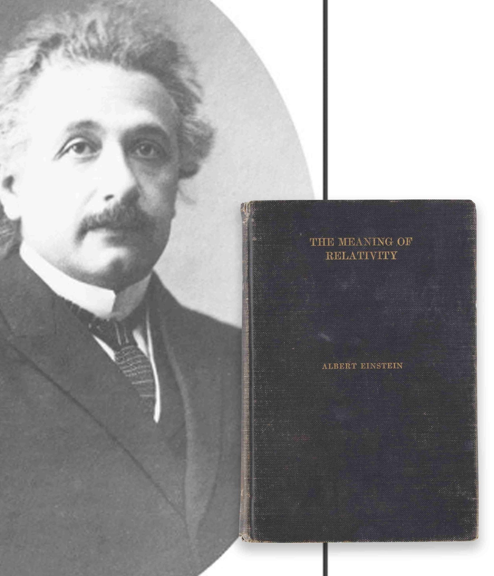 ALBERT EINSTEIN - SIGNED THE MEANING OF RELATIVITY (PRINCETON UNIVERSITY PRESS, 1923 EDITION): ALBERT EINSTEIN - SIGNED THE MEANING OF RELATIVITY (PRINCETON UNIVERSITY PRESS, 1923 EDITION) Provenance and Authenticity: This 1923 printing of The Meaning of Relativity represents one of the earlies