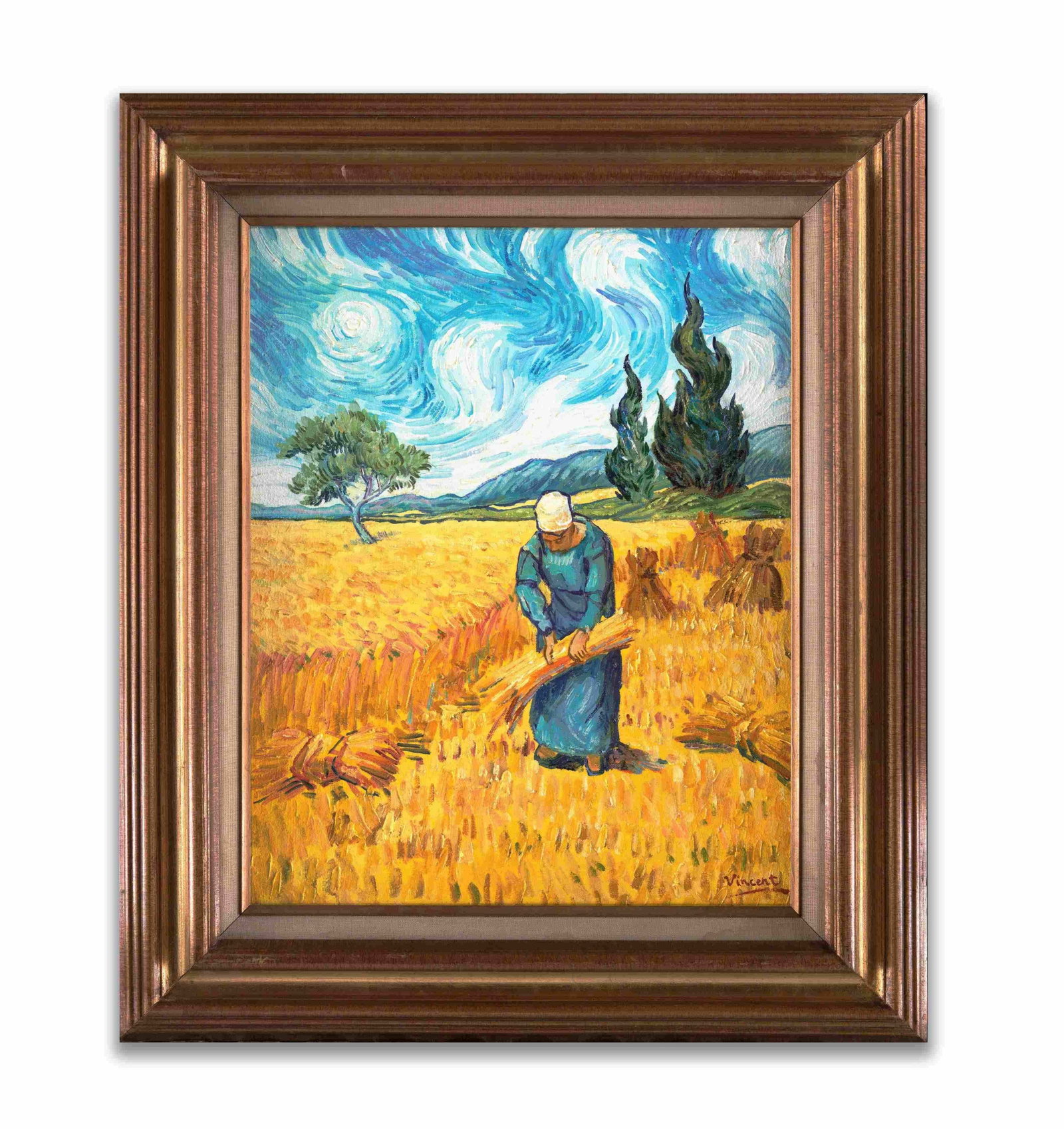 VINCENT VAN GOGH(1853-1890), OIL ON CANVAS: VINCENT VAN GOGH(1853-1890), OIL ON CANVAS Dimensions: Image size:51 x 40.7 cm.All measured values are approximate. Outer frame size:69 x 59 cm. All measured values are approximate. Provenance and Aut