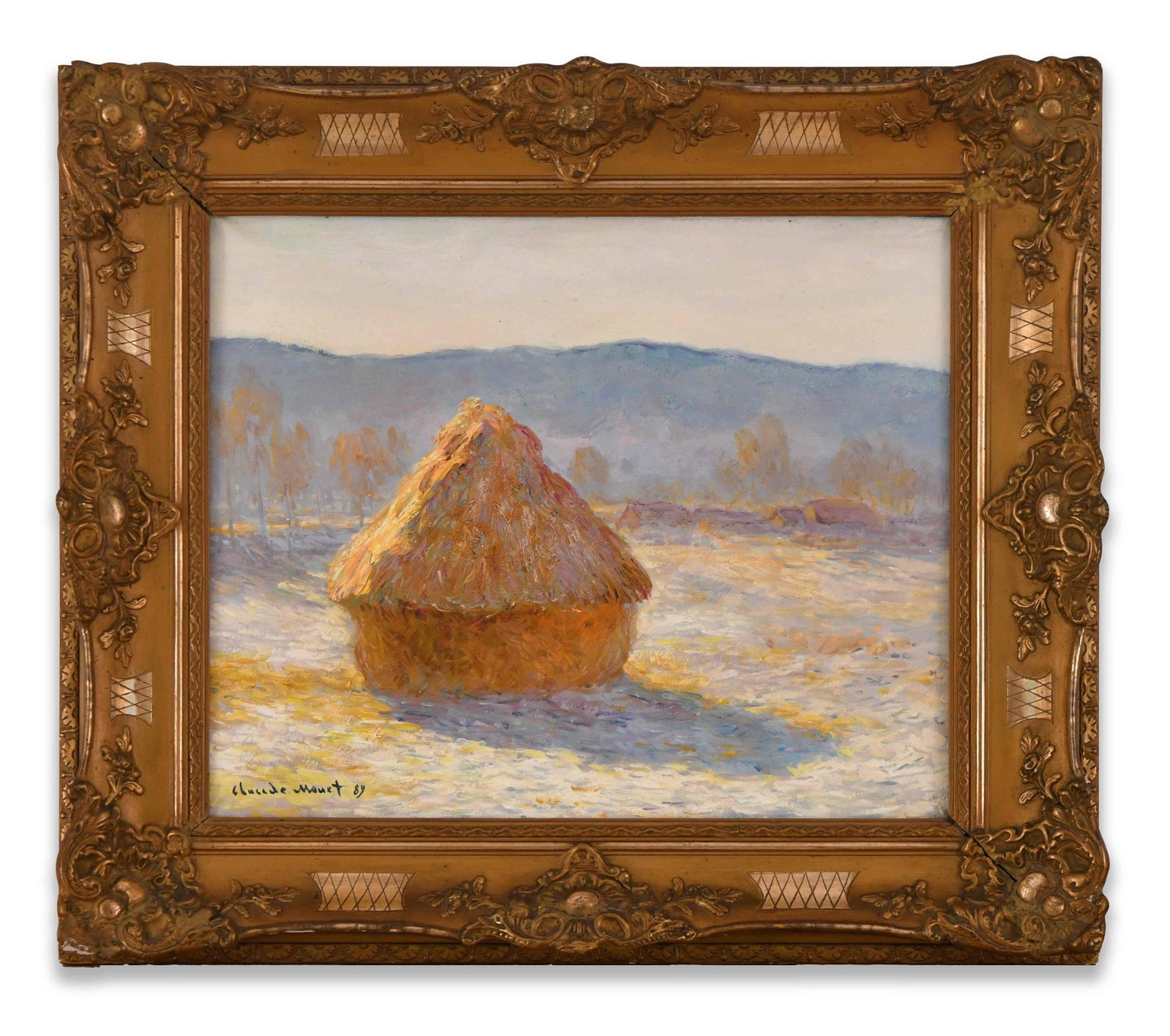 CLAUDE MONET (1840-1926),OIL ON CANVAS: CLAUDE MONET (1840-1926),OIL ON CANVAS Dimensions: Image size:50.1 x 60.1 cm. All measured values are approximate. Outer frame size:73 x 82.7 cm. All measured values are approximate. Provenance and Au