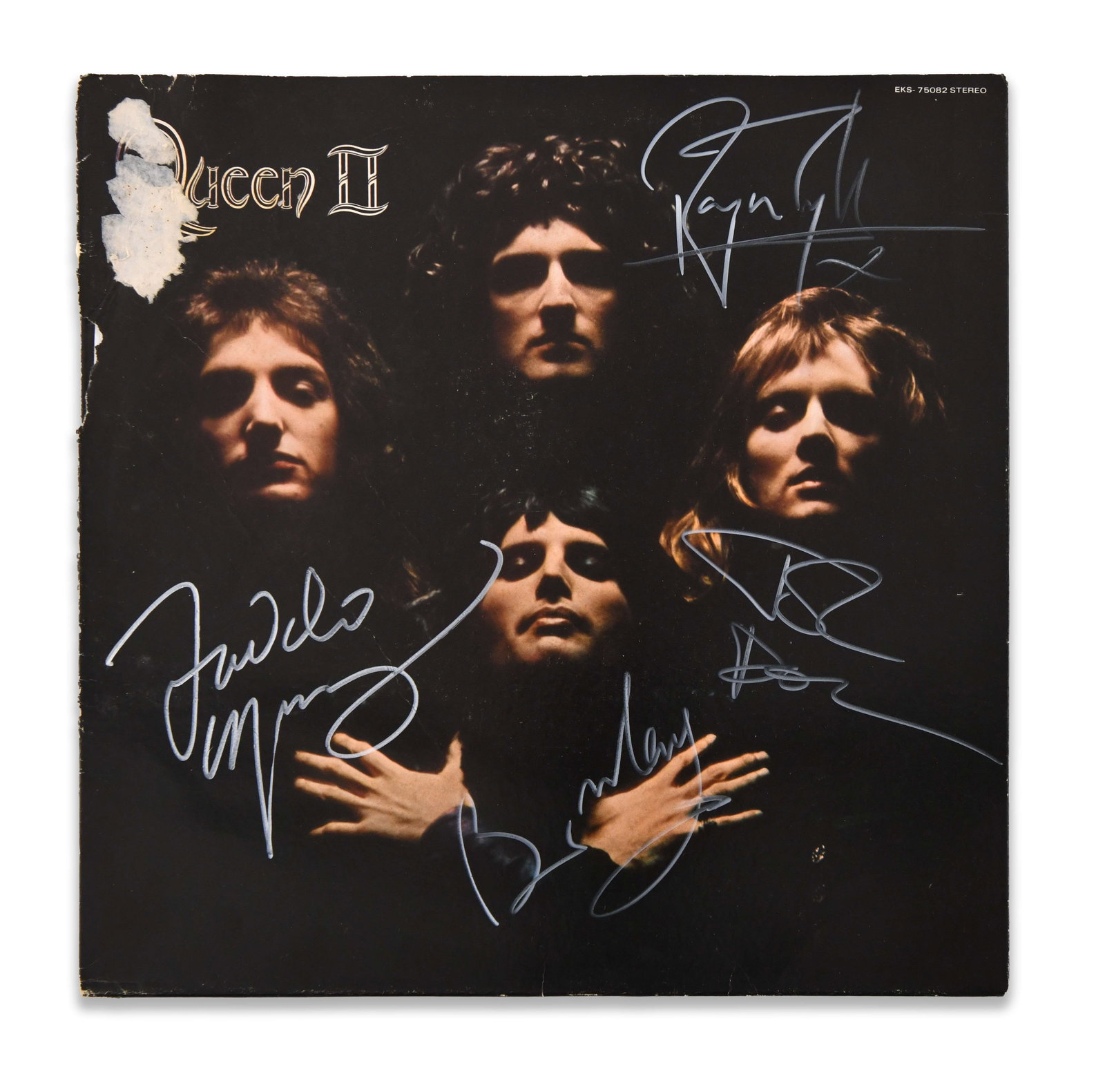 QUEEN - SIGNED QUEEN II LP: QUEEN - SIGNED QUEEN II LP Provenance and Authenticity: For Queen - Signed Queen II LP, authenticity is assessed through the public catalogue information, the object photographs, and the relevant mate