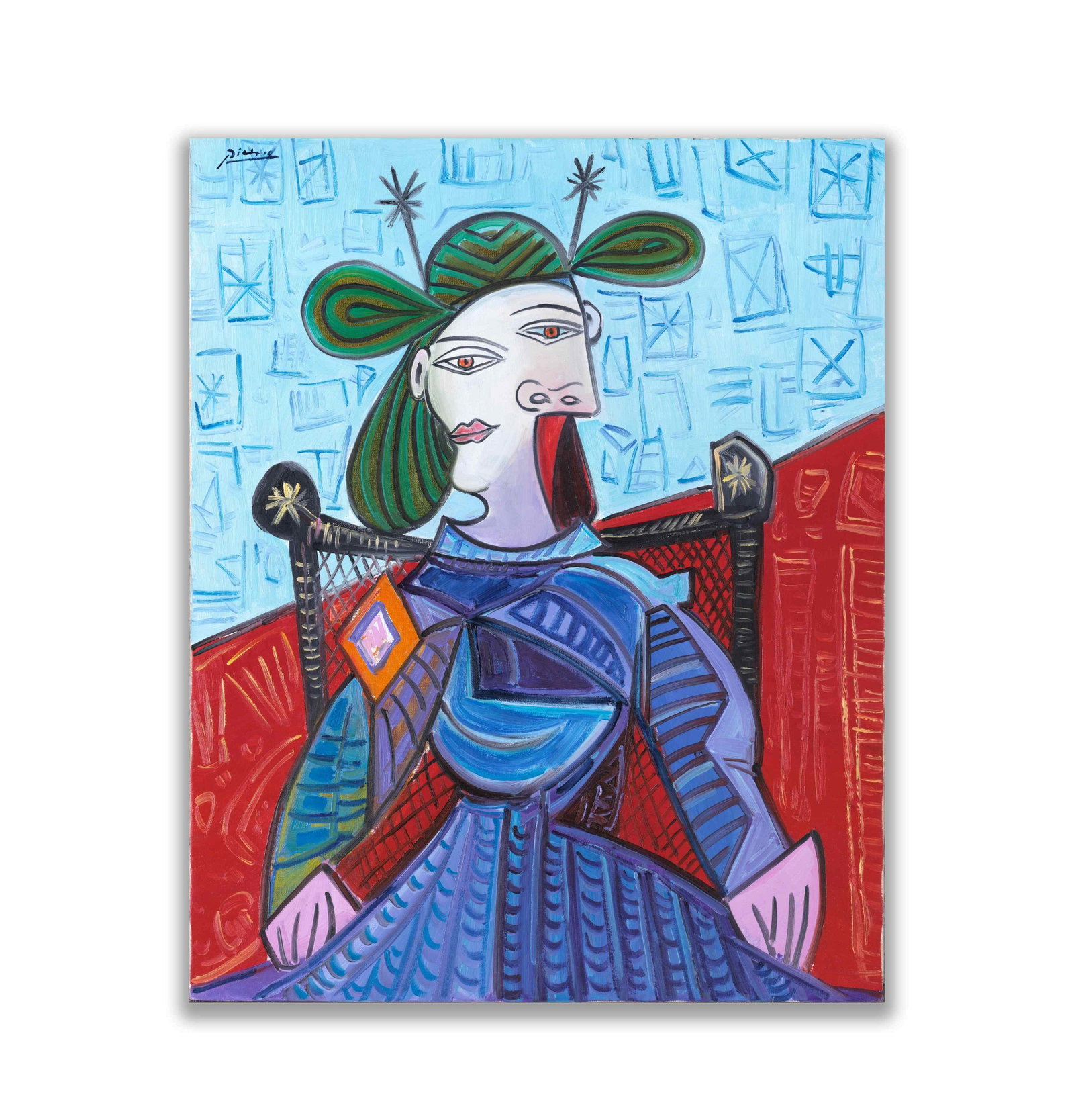 PABLO PICASSO (1881-1973),OIL ON CANVAS (1 of 2)
