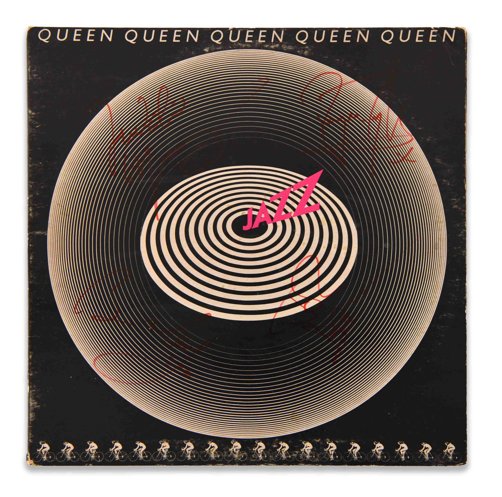 QUEEN - SIGNED JAZZ LP (1 of 5)