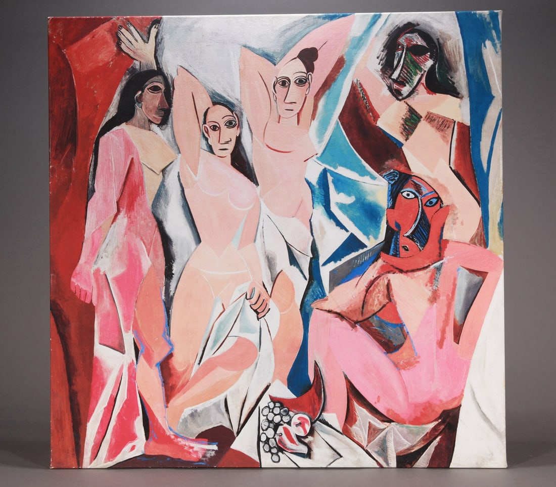 AN OIL PAINTING OF A NUDE (1 of 5)