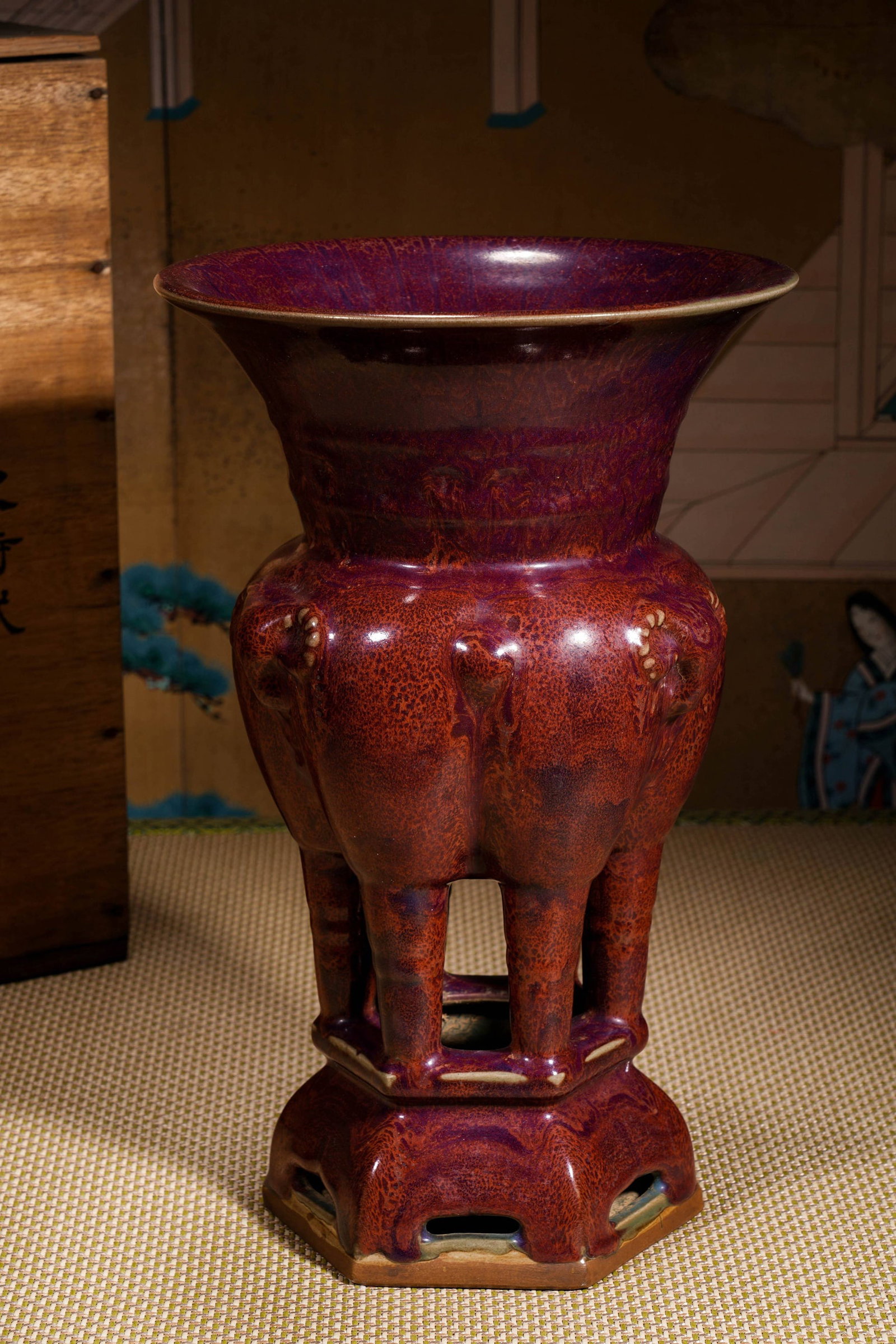 A JUN TYPE 'THREE RAMS' JAR - 10