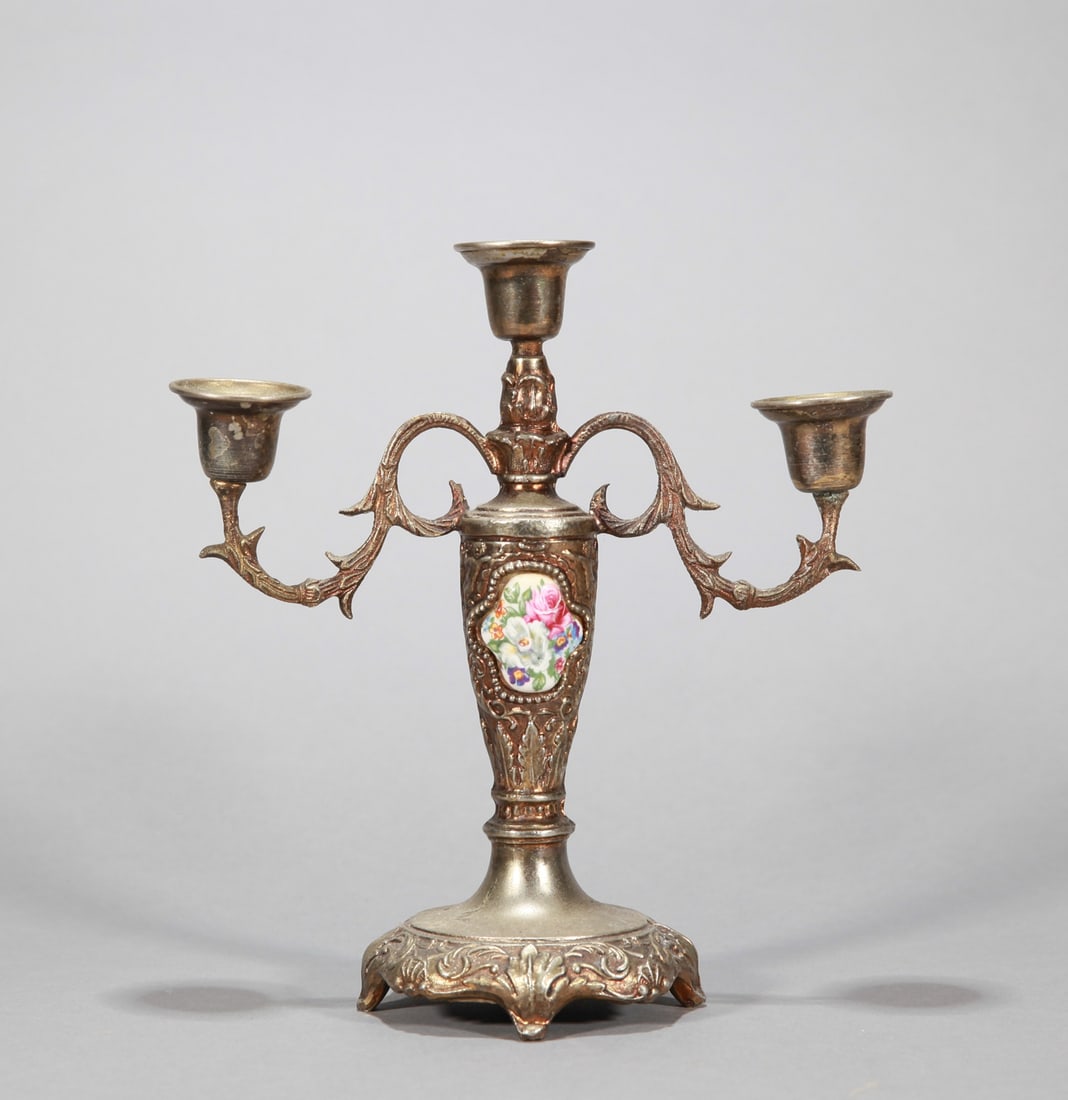 A CANDLESTICK: A CANDLESTICK Dimensions: Height: 25 cm (9.84 in.). All measurements are approximate.