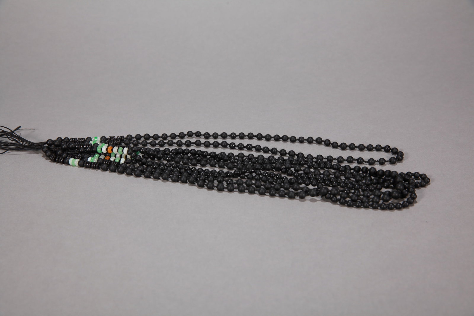FIVE JADE NECKLACES - 3