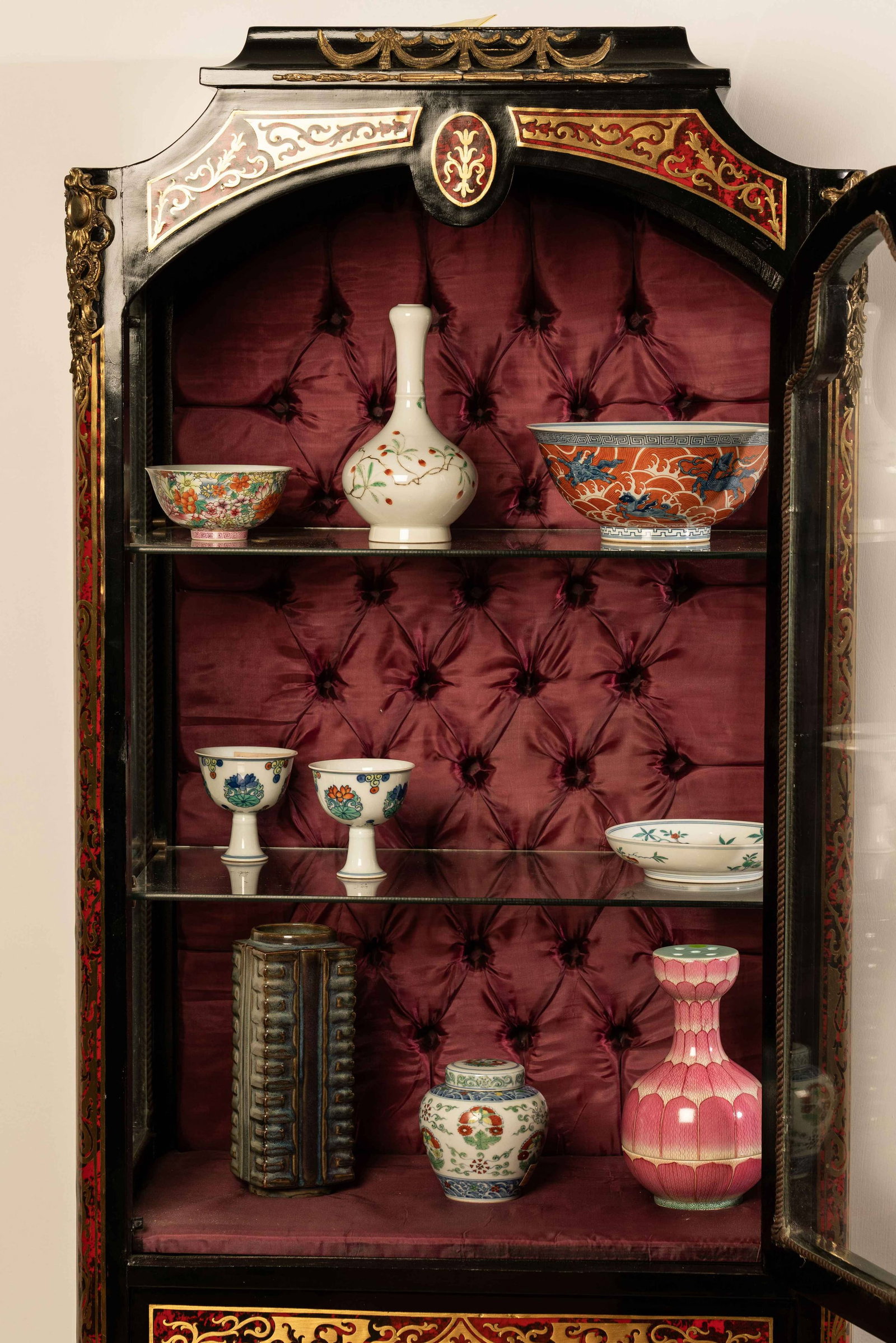 A JUN TYPE CONG-FORM VASE - 11