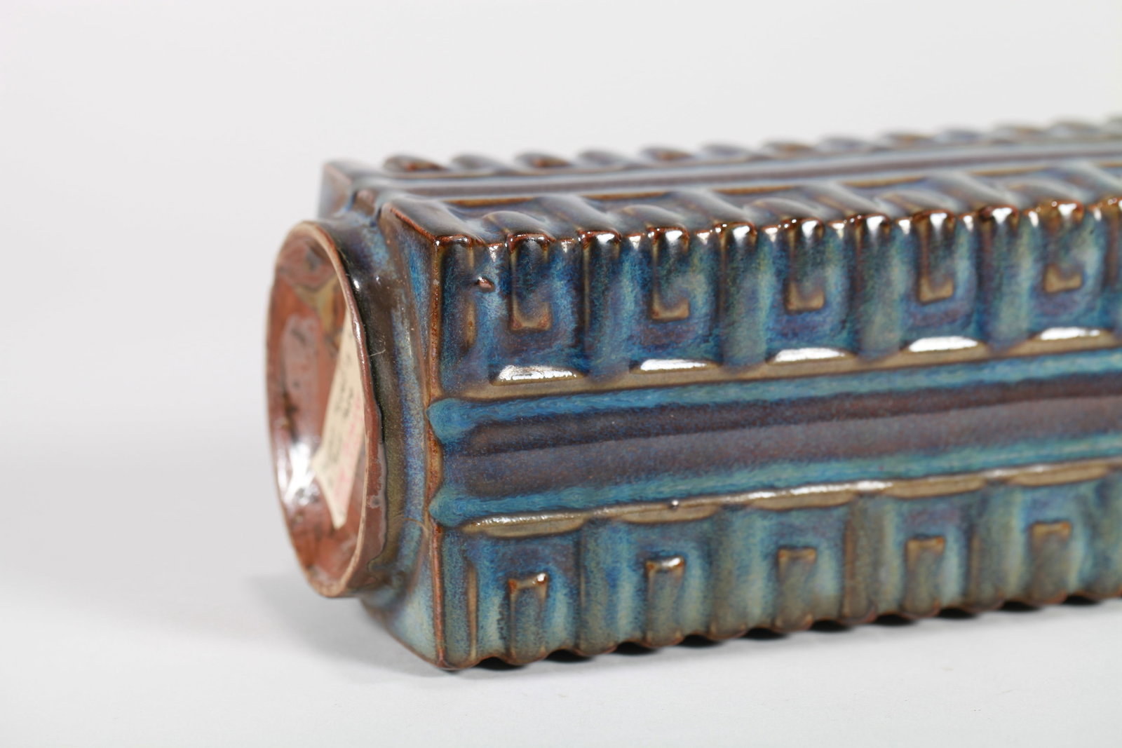 A JUN TYPE CONG-FORM VASE - 8