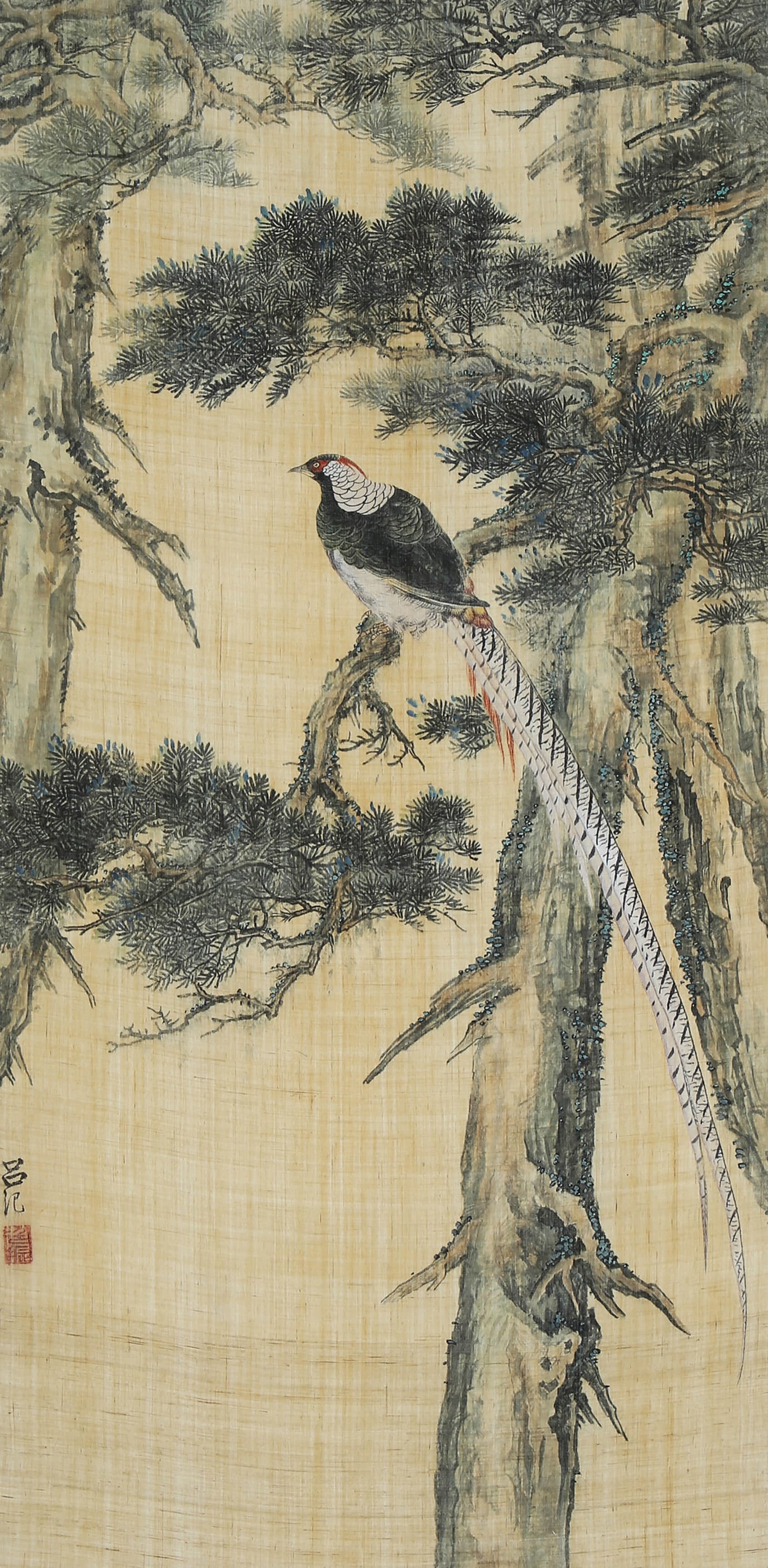Lü JI (1490-1577), ATTRIBUTED TO, GOLDEN PHEASANT (1 of 6)
