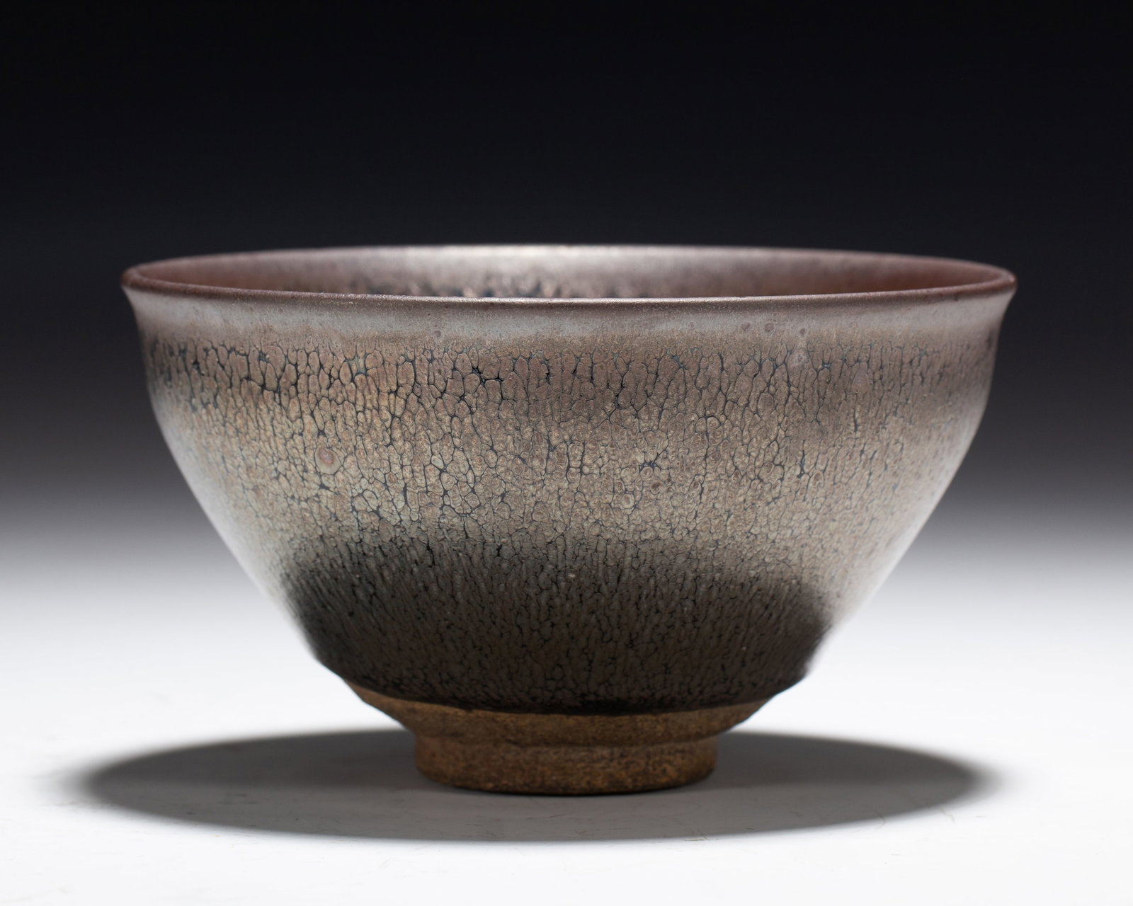 A JIAN TEA BOWL: A JIAN TEA BOWL Dimensions: Dimensions: Length: 12.5 cm (4.92 in.), Width: 12.5 cm (4.92 in.), Height: 7 cm (2.76 in.). Weight: 330 g. All measurements are approximate.