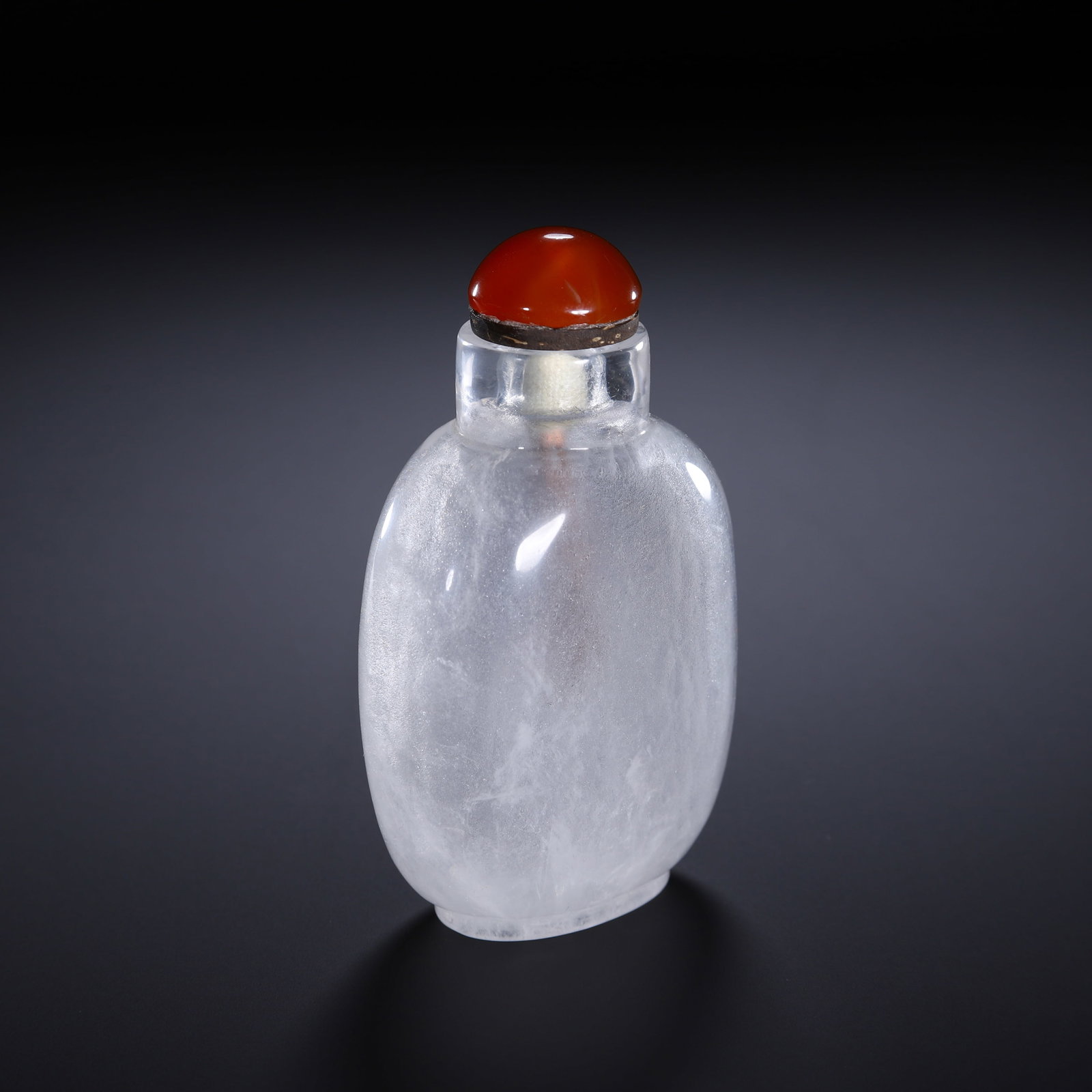 A CRYSTAL SNUFF BOTTLE - 4