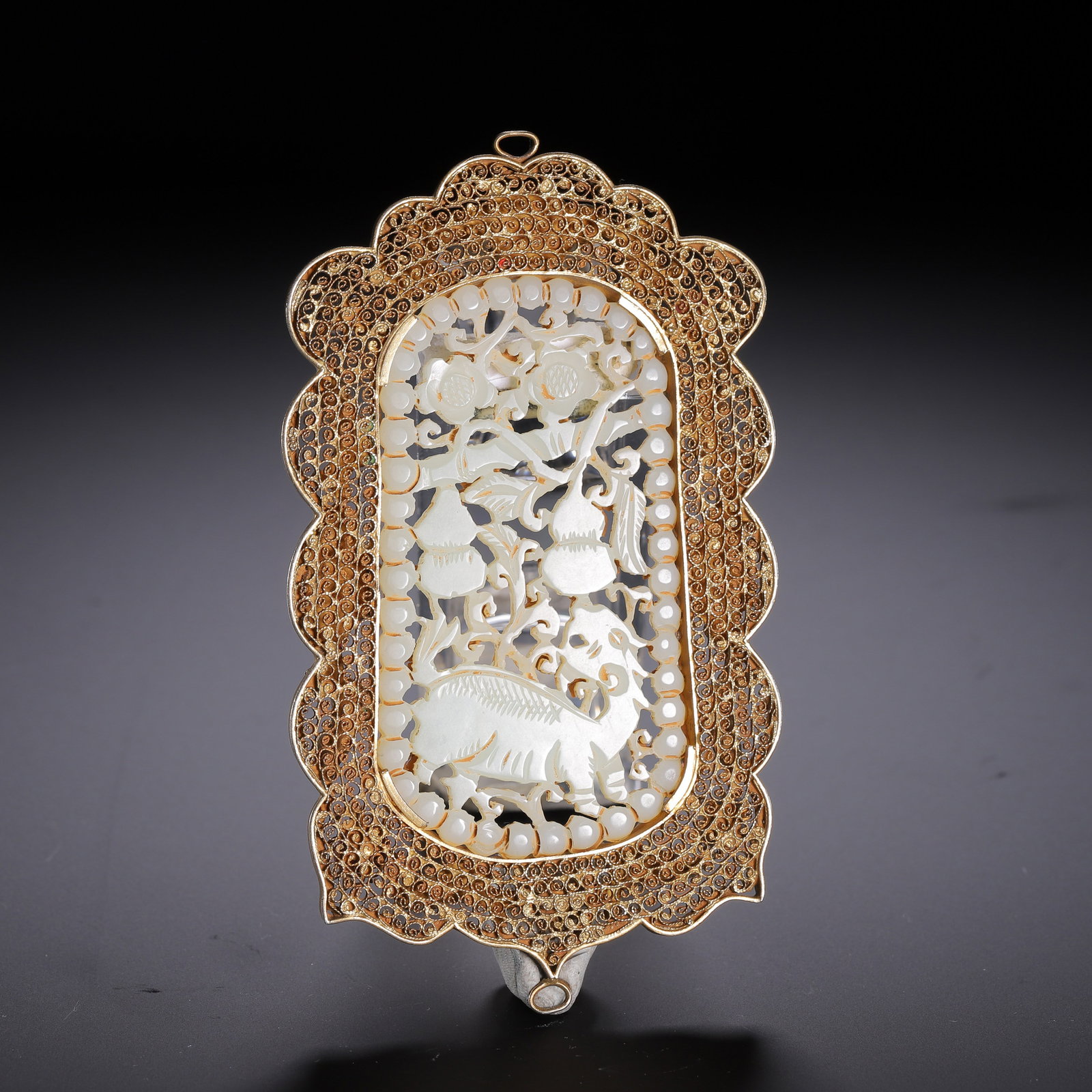 A JADE PLAQUE - 6