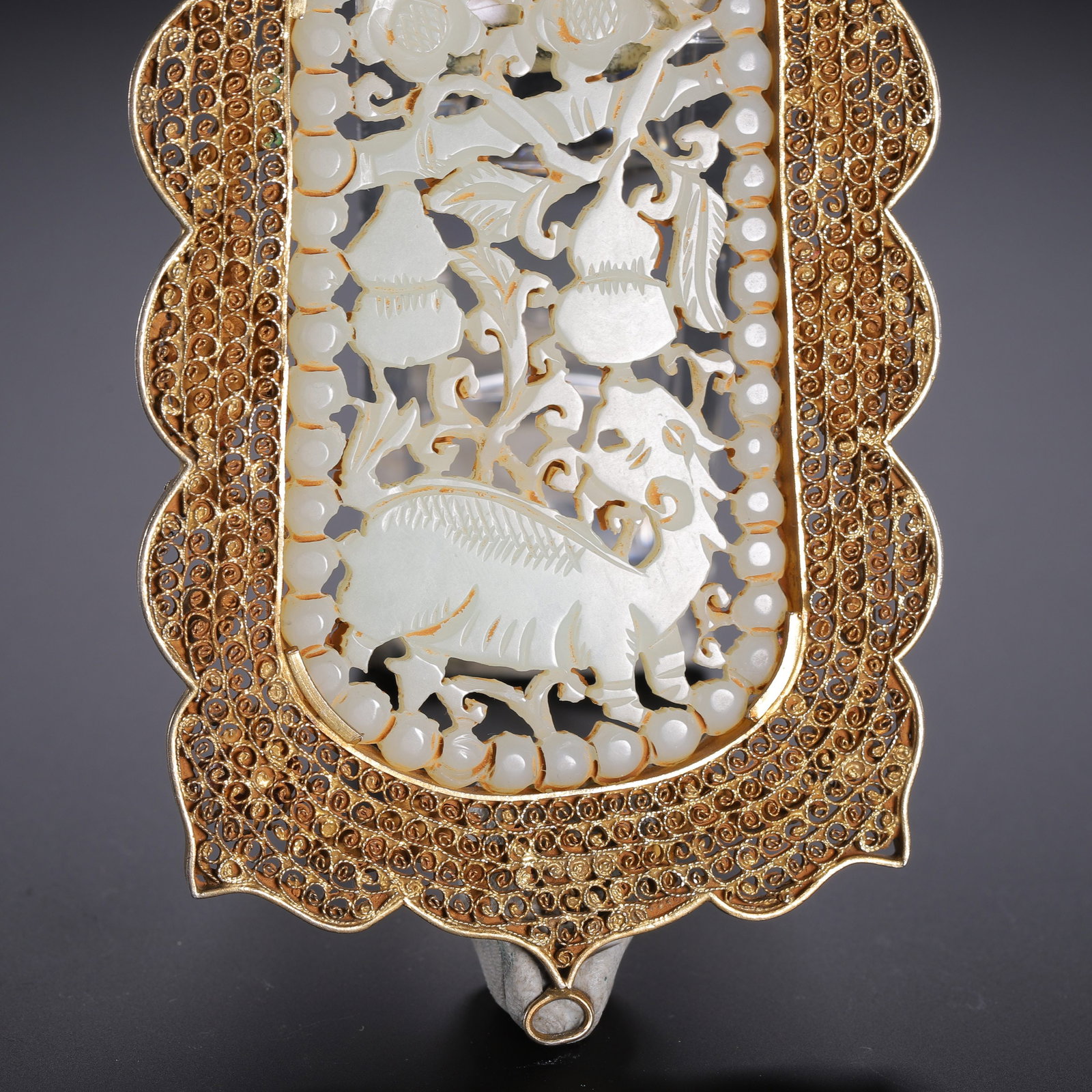 A JADE PLAQUE - 8