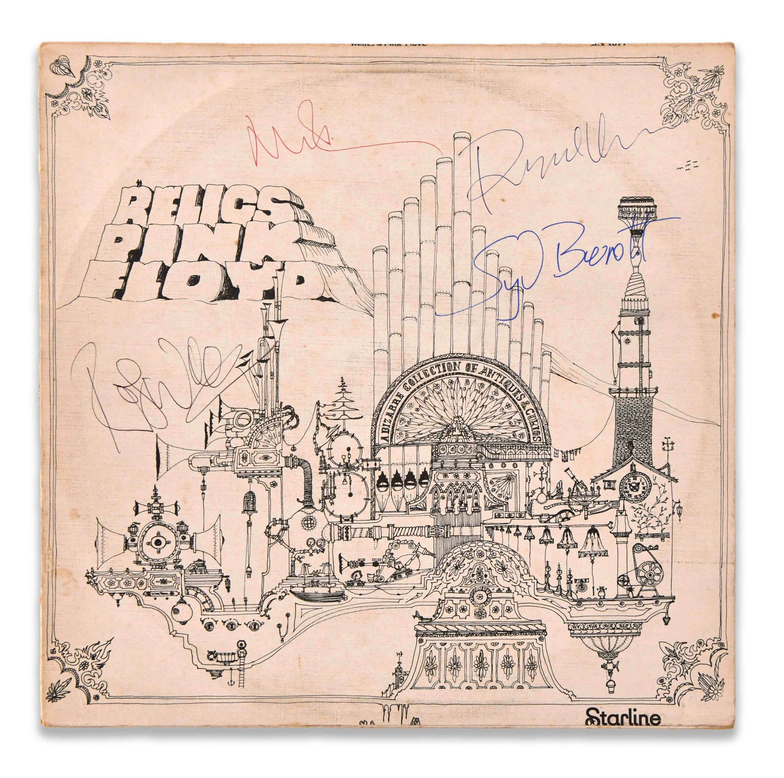 PINK FLOYD - SIGNED RELICS LP (1 of 5)