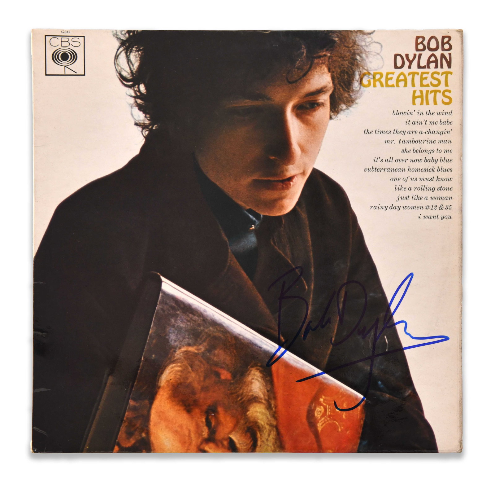 BOB DYLAN - SIGNED GREATEST HITS LP (1 of 5)