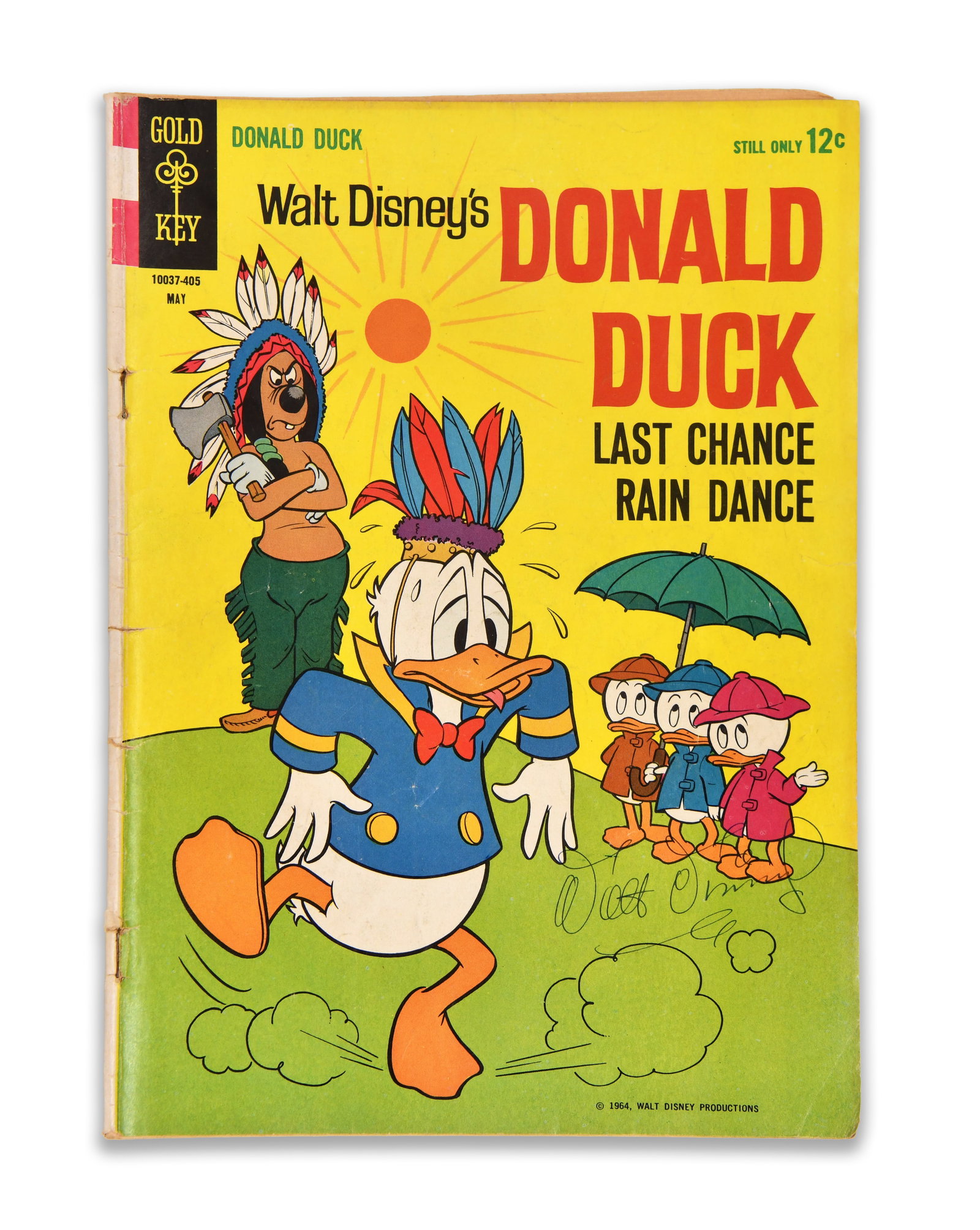 WALT DISNEY (1901-1966), WALT DISNEY'S COMICS AND STORIES: THE PHANTOM SHIP, SIGNED COMIC BOOK (1 of 3)