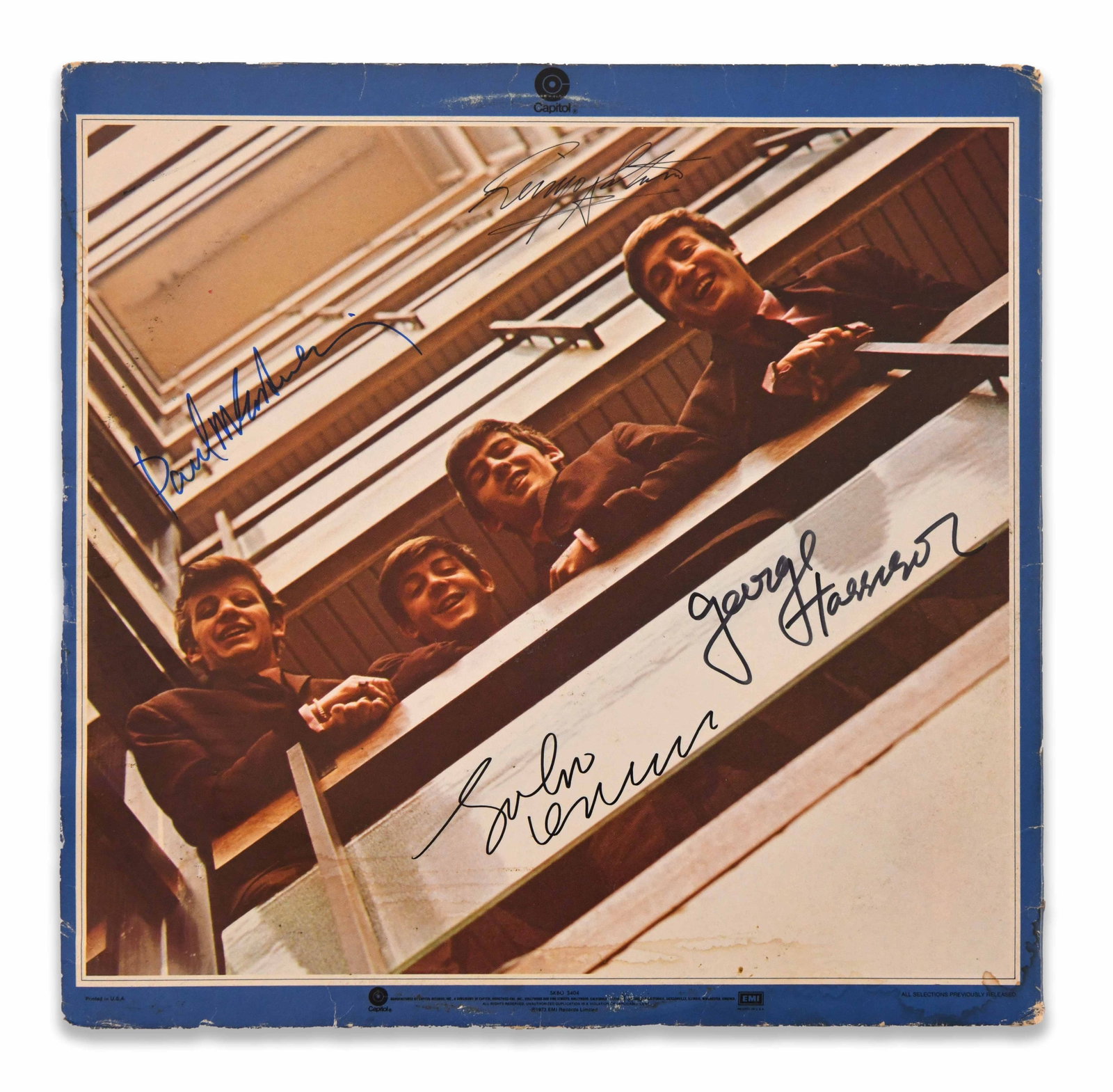 THE BEATLES - SIGNED 1967-1970 DOUBLE LP (1 of 8)
