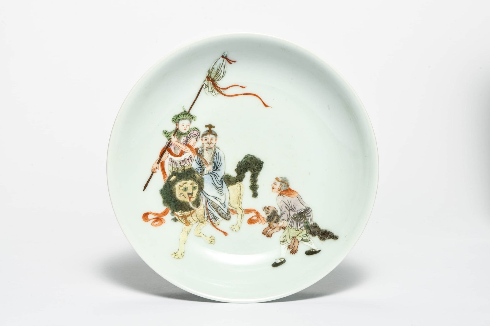 A 'FIGURES' DISH: A 'FIGURES' DISH Description: Diameter: 21cm Height: 4cm