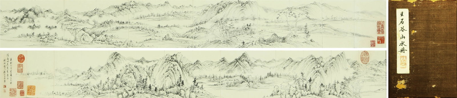 WANG HUI (1632-1717), ATTRIBUTED TO, LANDSCAPE ALBUM LEAVES (1 of 13)