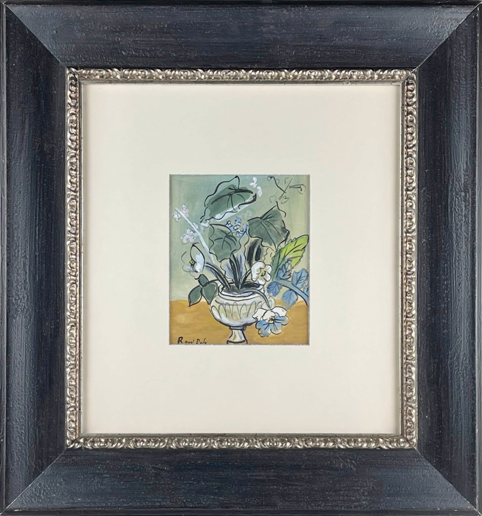 RAOUL DUFY (1877-1953), ATTRIBUTED TO, MIXED MEDIA ON PAPER: RAOUL DUFY (1877-1953), ATTRIBUTED TO, MIXED MEDIA ON PAPER Dimensions: Length: 21.8 cm (8.58 in.), Width: 18 cm (7.09 in.). All measurements are approximate.