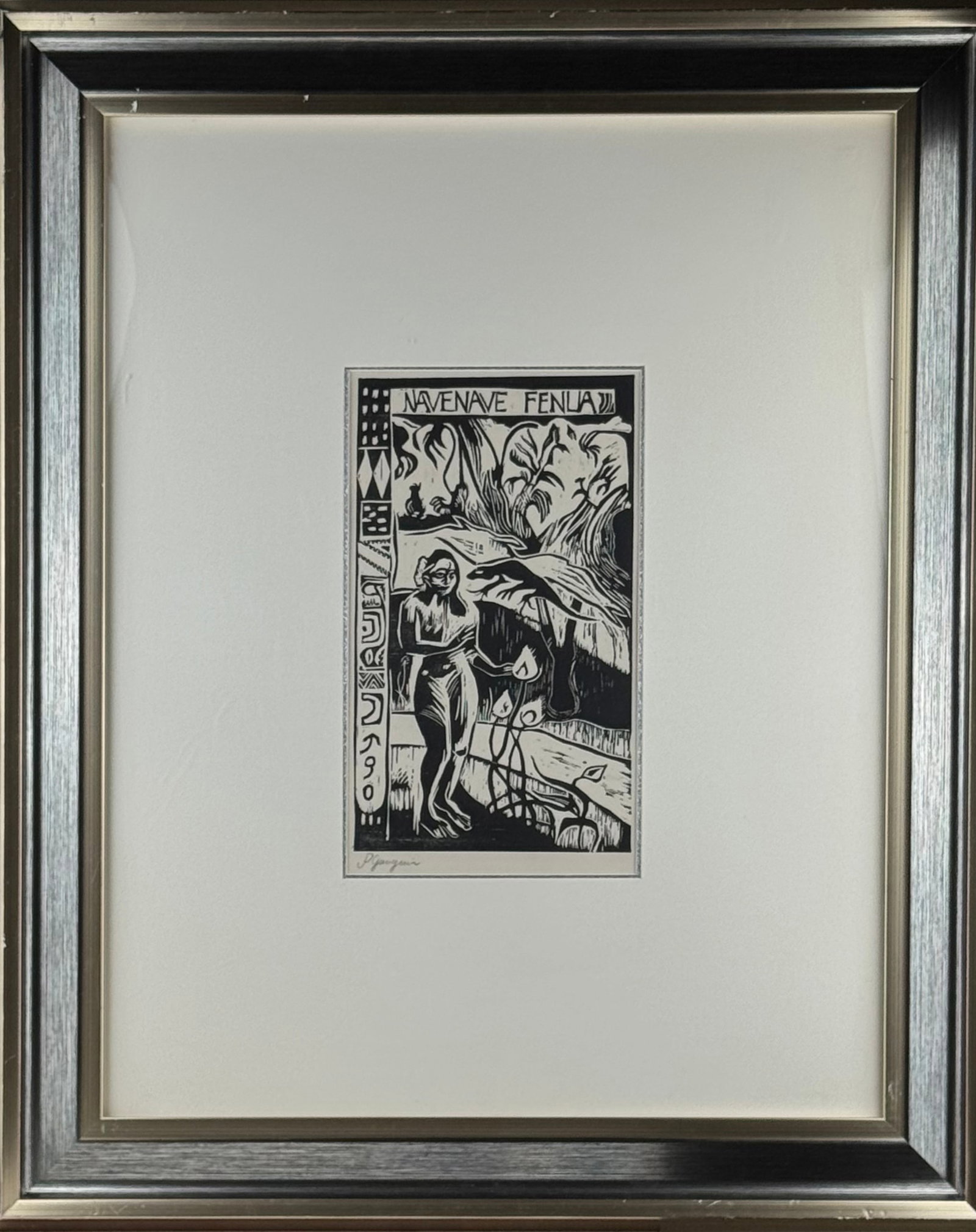 PAUL GAUGUIN (1848-1903), ATTRIBUTED TO, ETCHING: PAUL GAUGUIN (1848-1903), ATTRIBUTED TO, ETCHING Dimensions: Length: 27 cm (10.63 in.), Width: 16.2 cm (6.38 in.). All measurements are approximate.